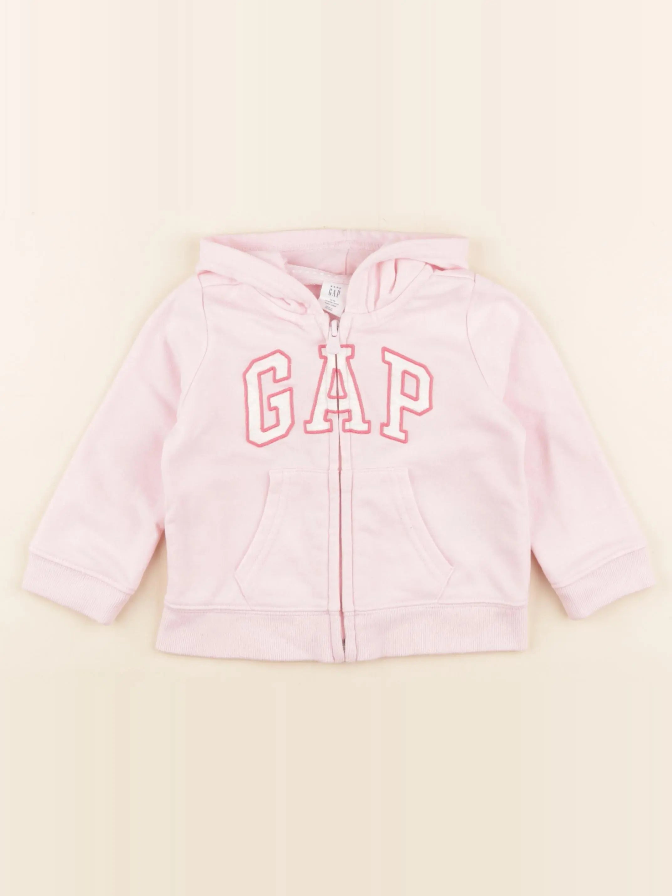 GAP - sweat rose - 12/18 mois