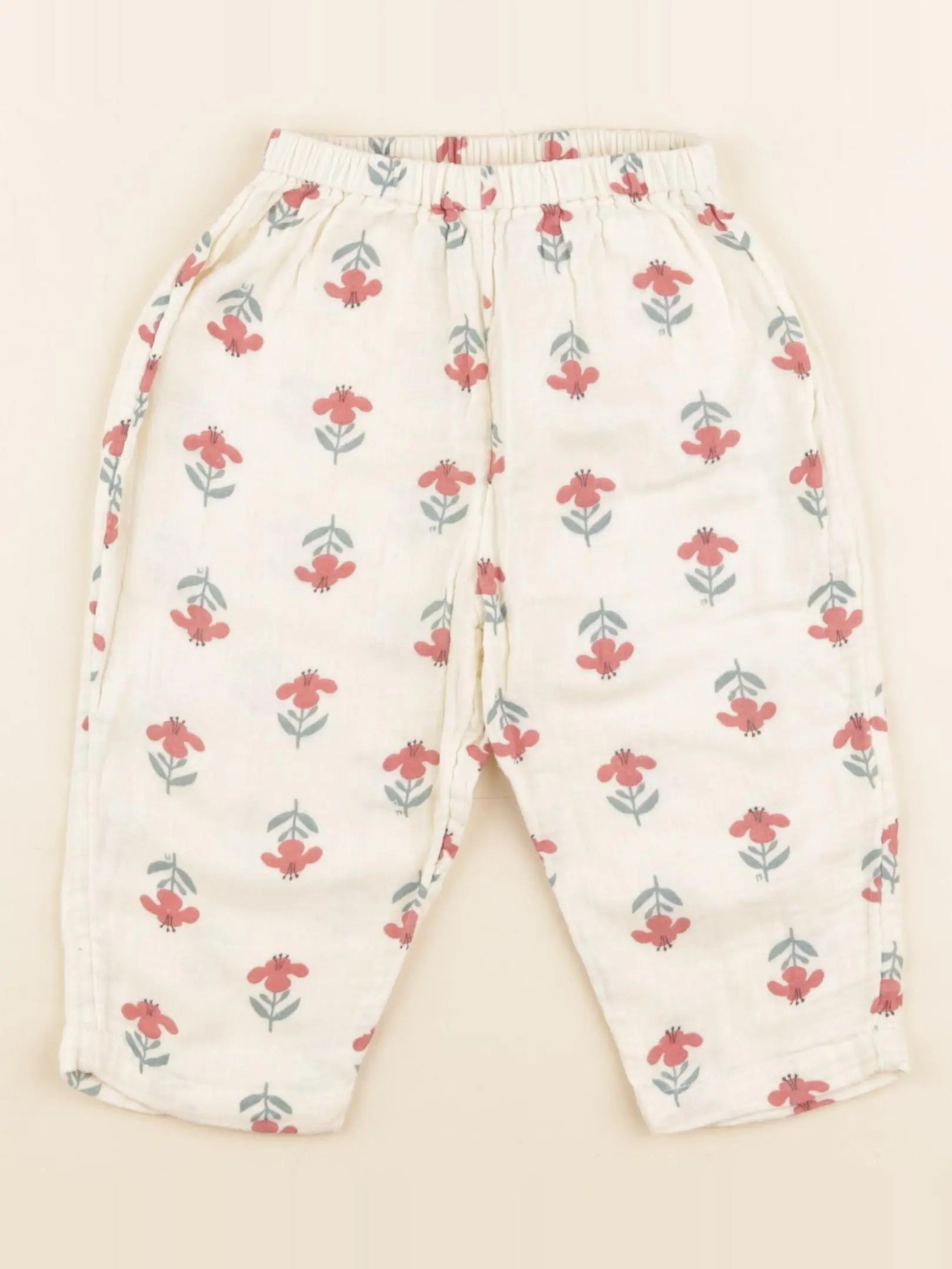 Petit Bateau - pantalon beige - 18 mois