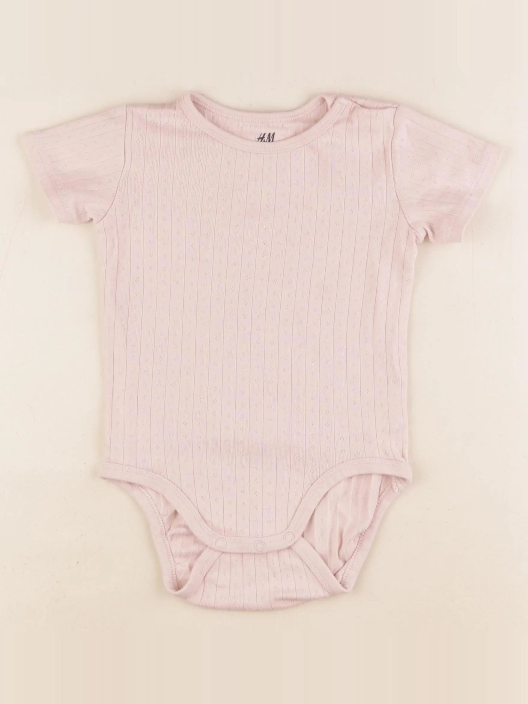 H&M - body rose - 18/24 mois