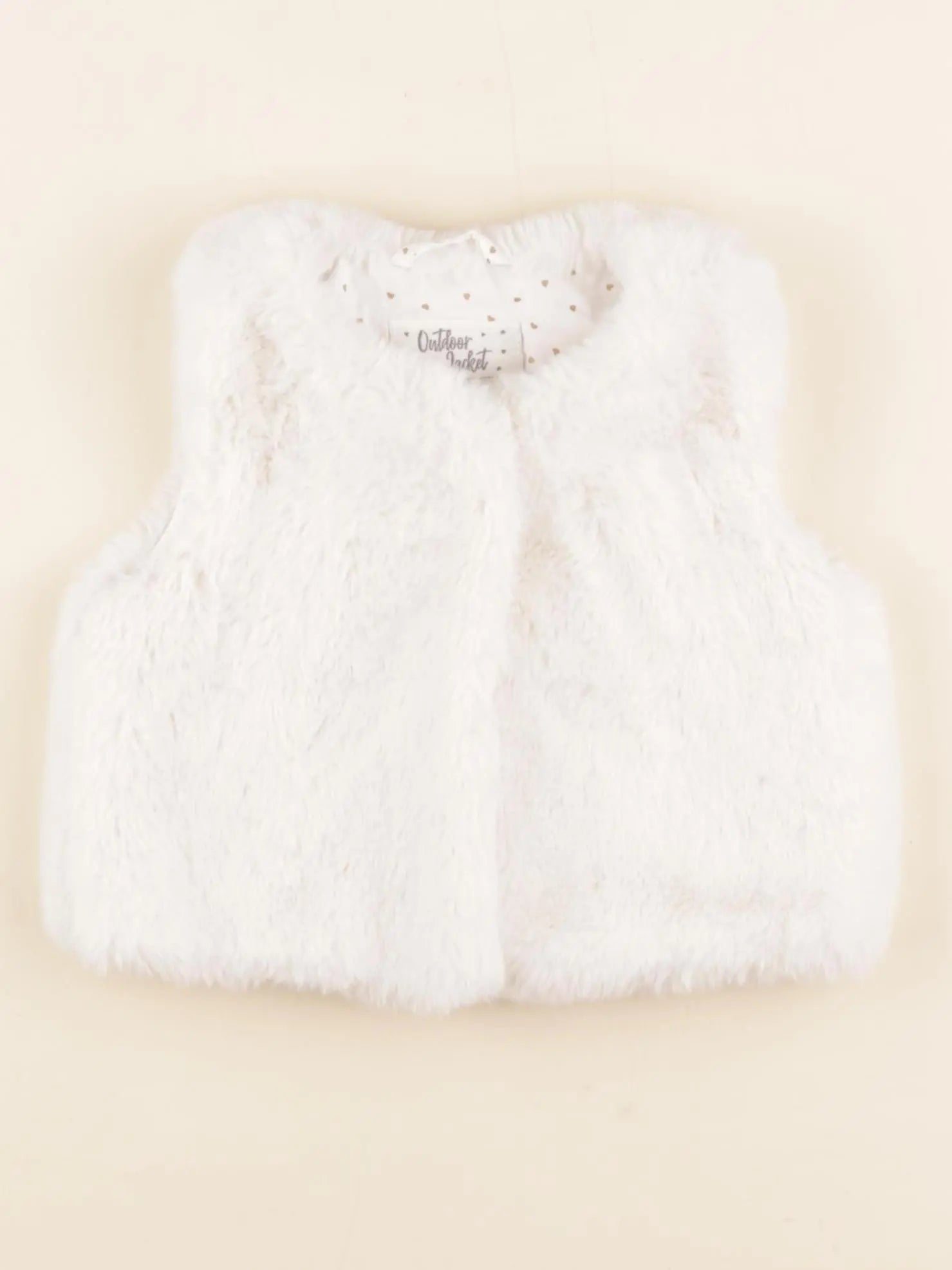 Vertbaudet - gilet blanc - 3 ans