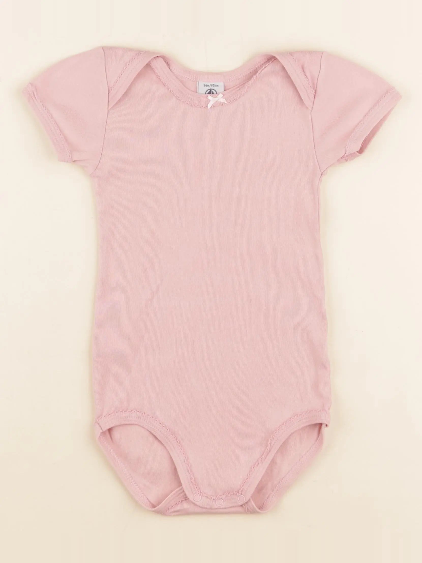 Petit Bateau - body rose - 3 ans