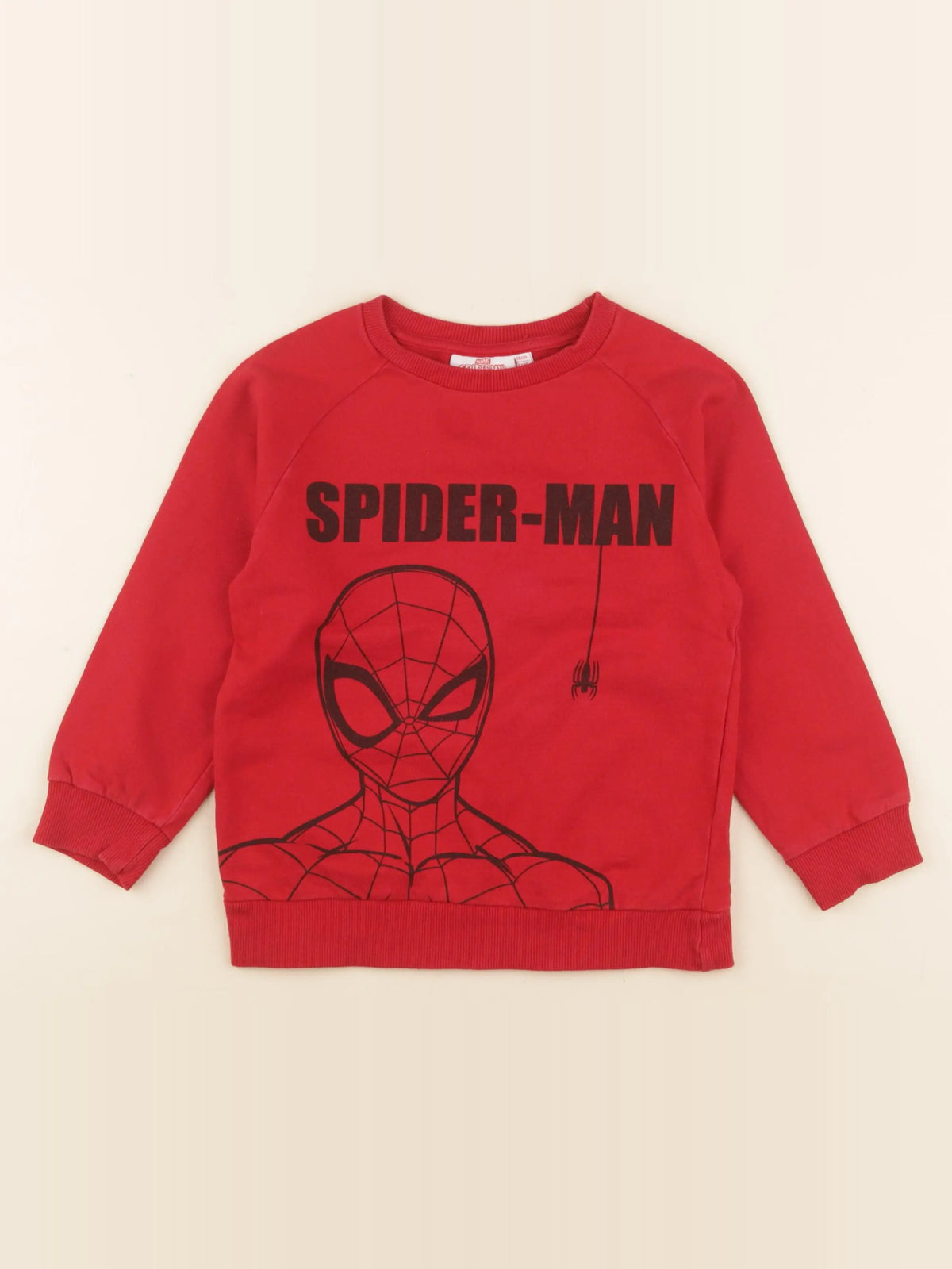 Vertbaudet - sweat rouge - 6 ans