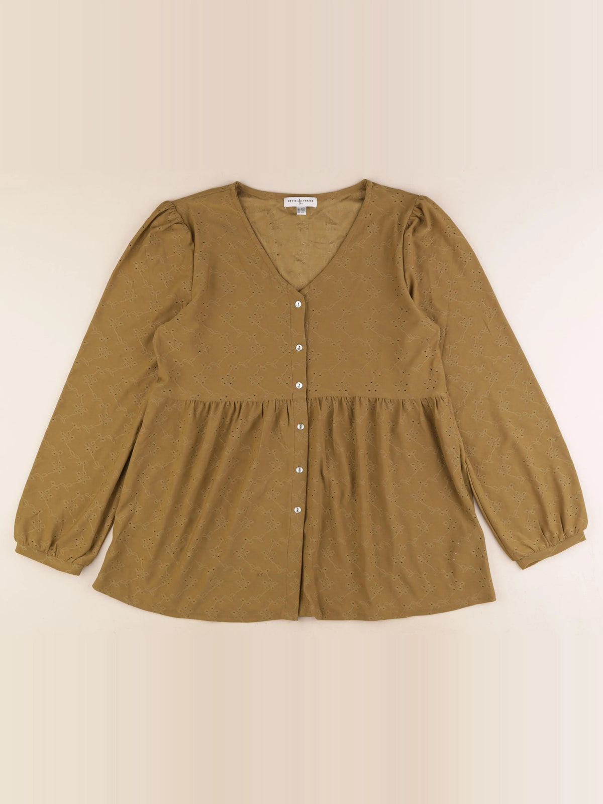 Envie de fraise - blouse grossesse, allaitement jaune - 38 à 40