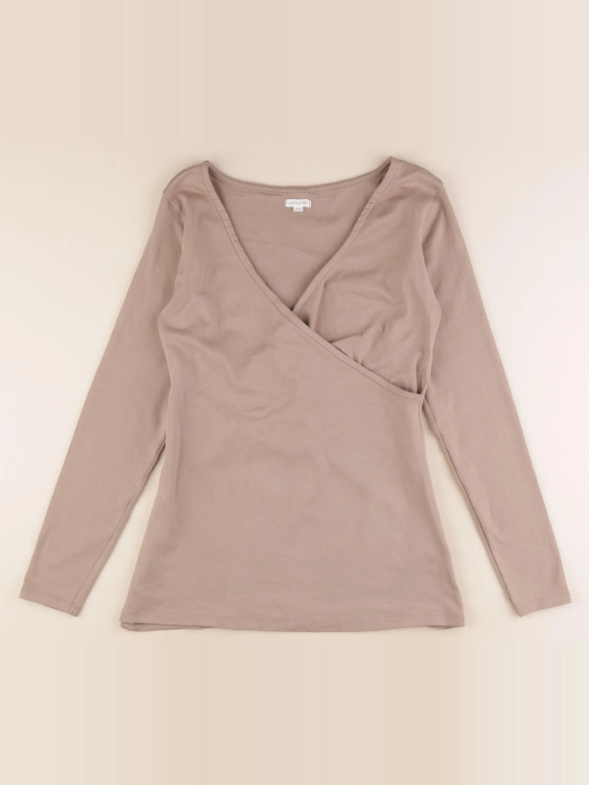 Vertbaudet - tee-shirt grossesse marron - 38 à 40