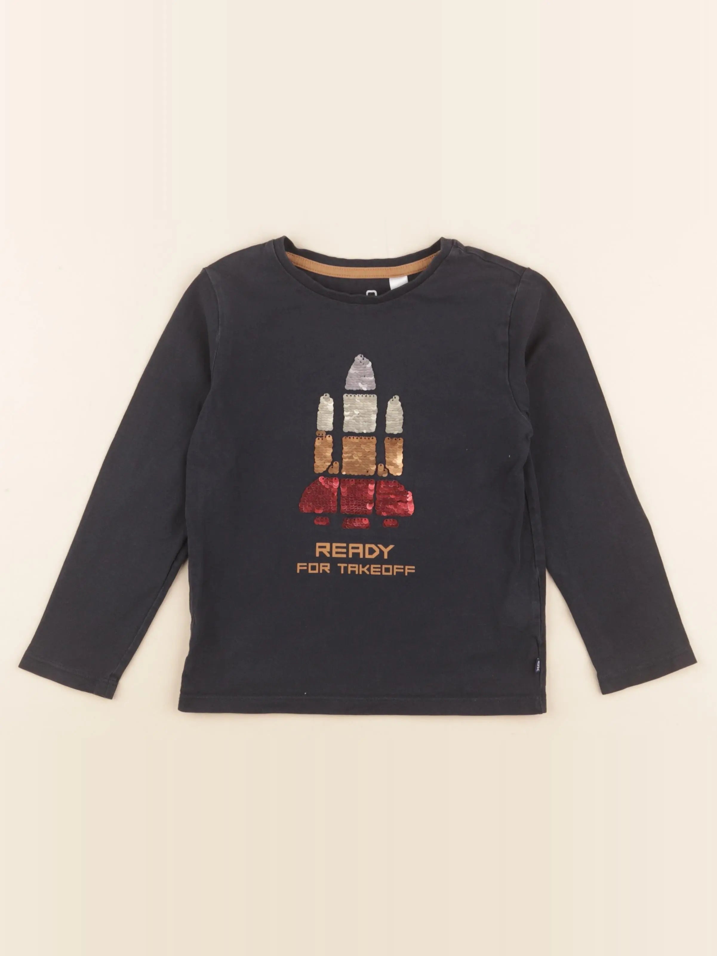 Okaidi - tee-shirt bleu - 4 ans