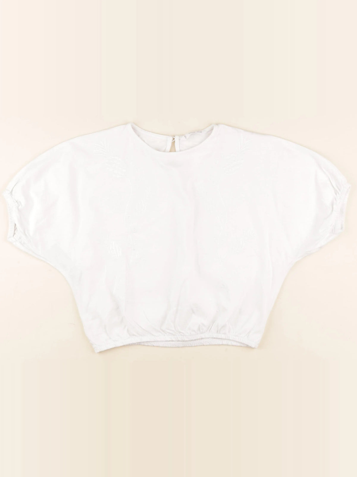Mango - tee-shirt blanc - 9/10 ans