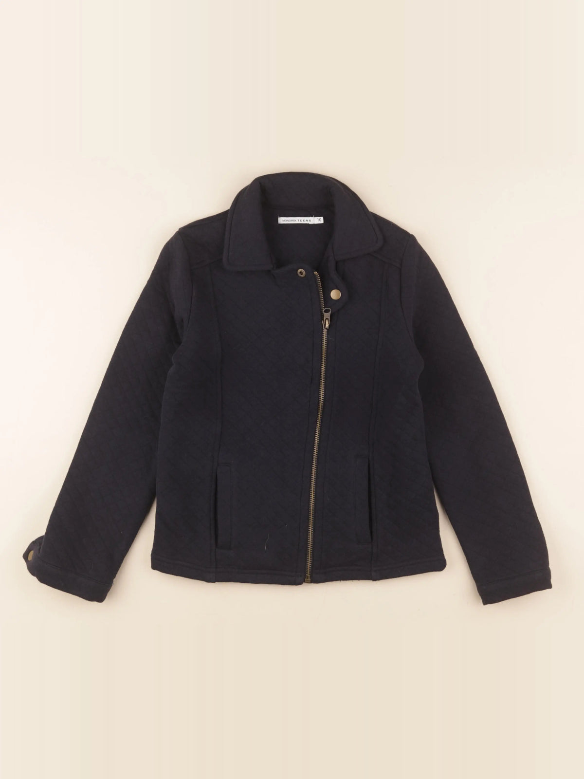 Monoprix - veste bleu - 10 ans