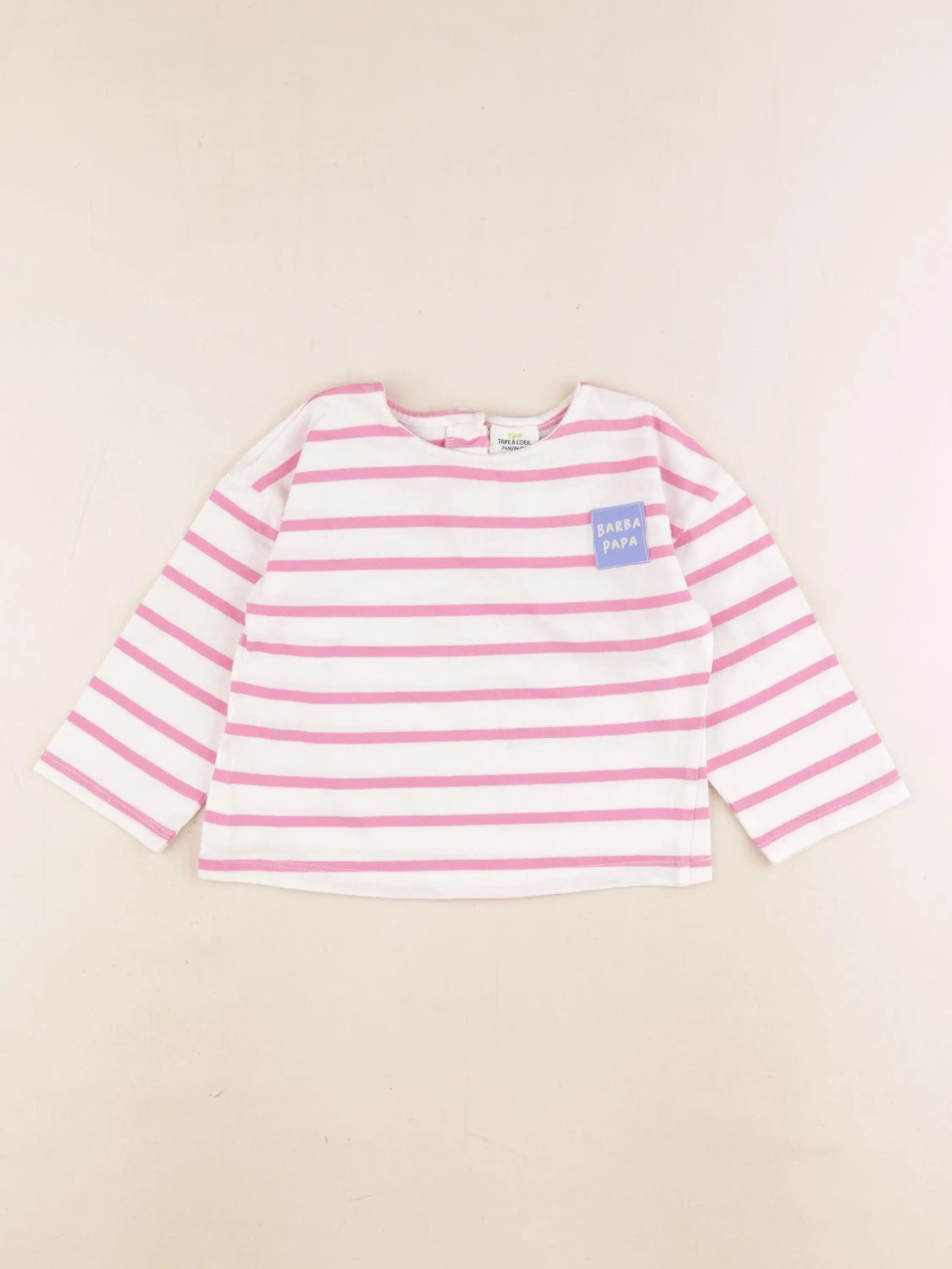 Tape à l'oeil - tee-shirt rose - 24 mois