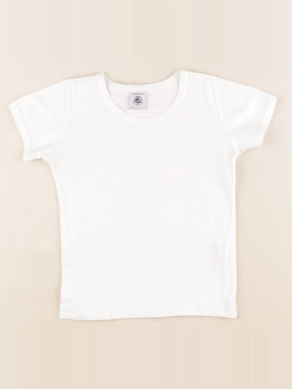 Petit Bateau - maillot de corps blanc - 4 ans