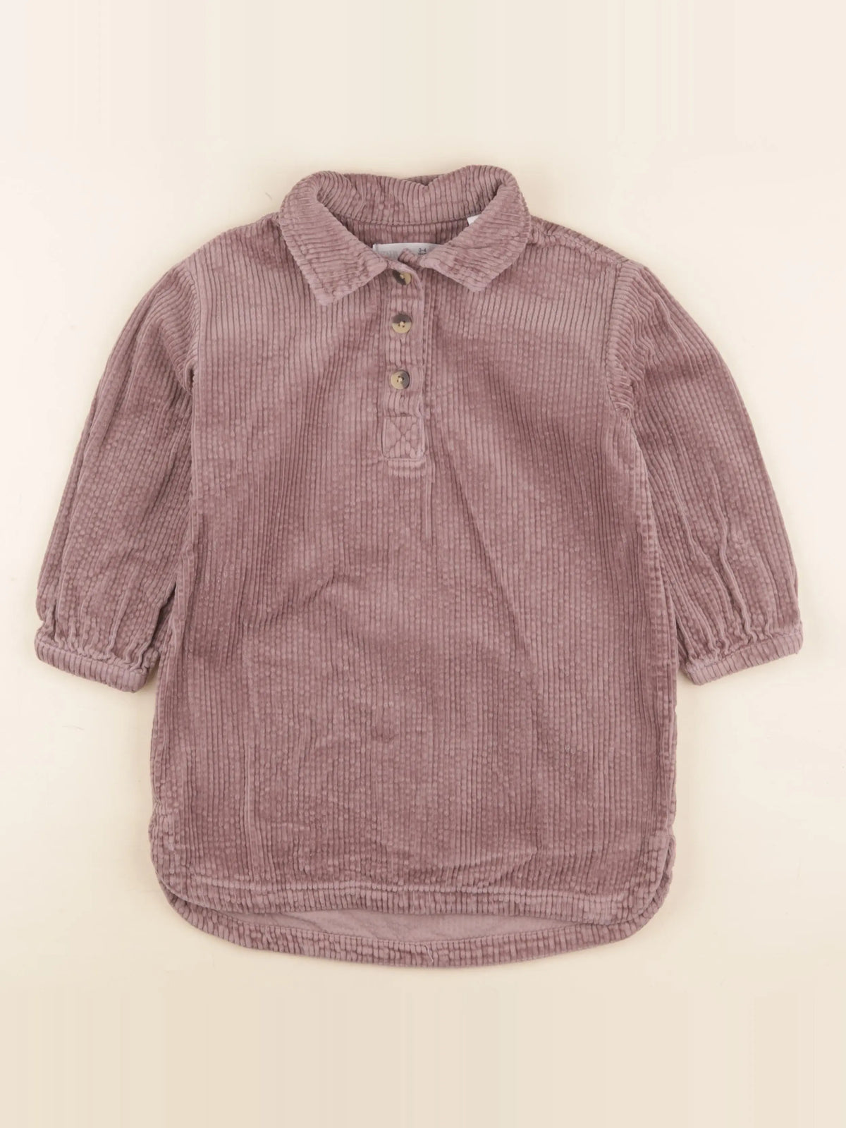 Zara - robe violet - 3/4 ans
