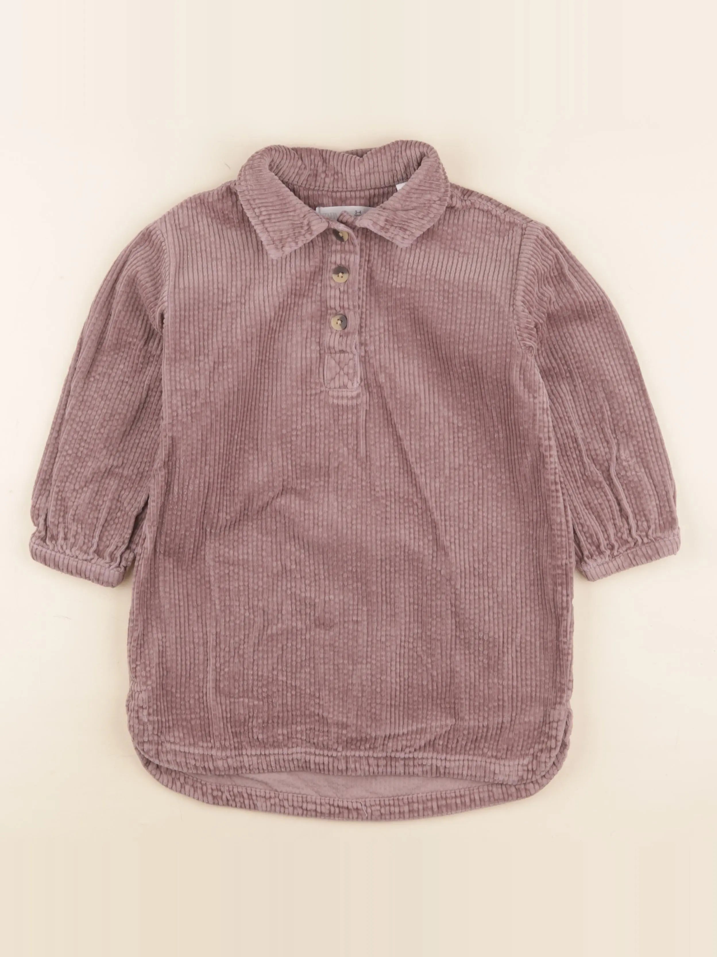 Zara - robe violet - 3/4 ans