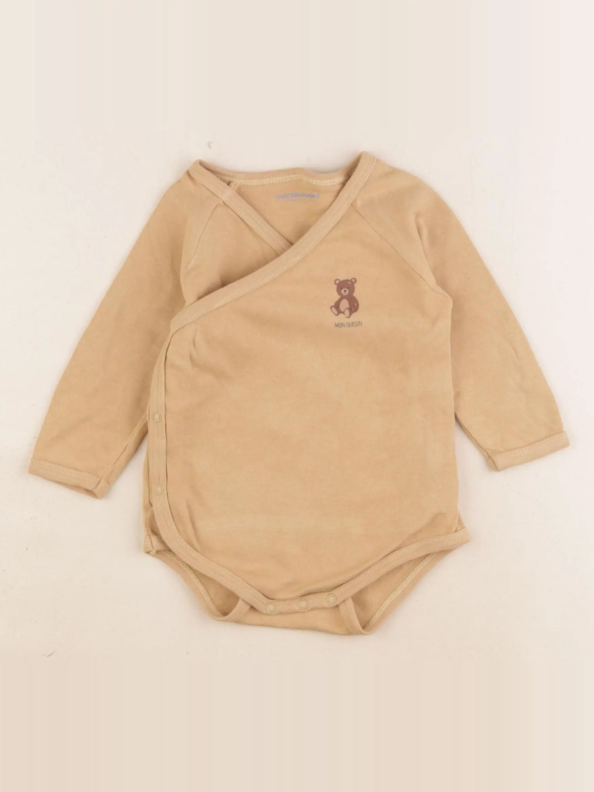 Vertbaudet - body jaune - 9 mois