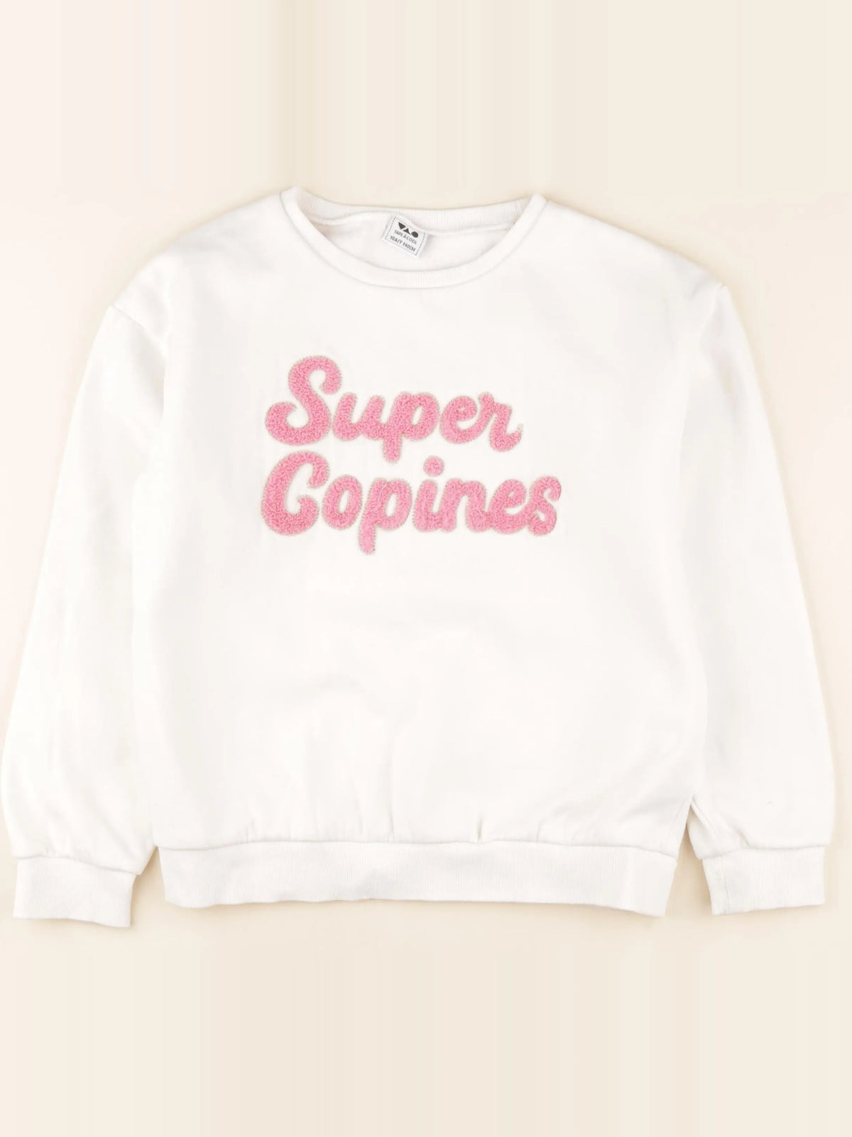 Tape à l'oeil - sweat blanc - 10 ans