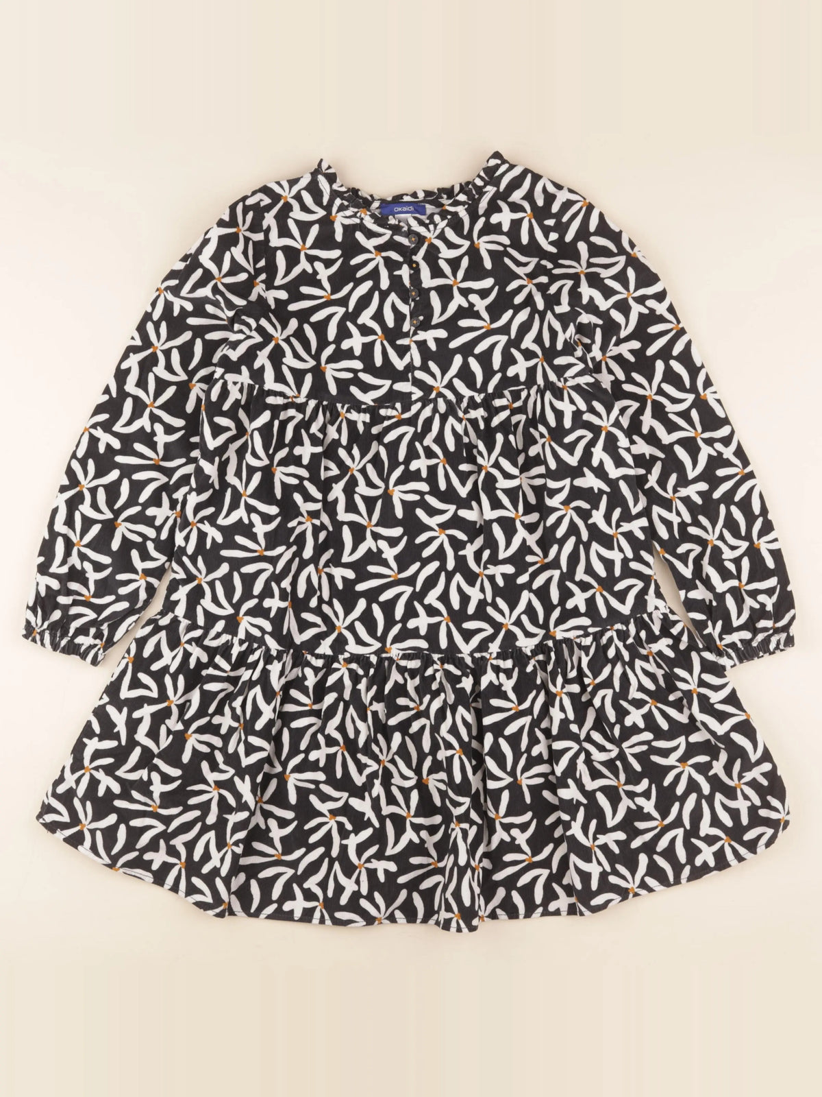 Okaidi - robe noir - 10 ans