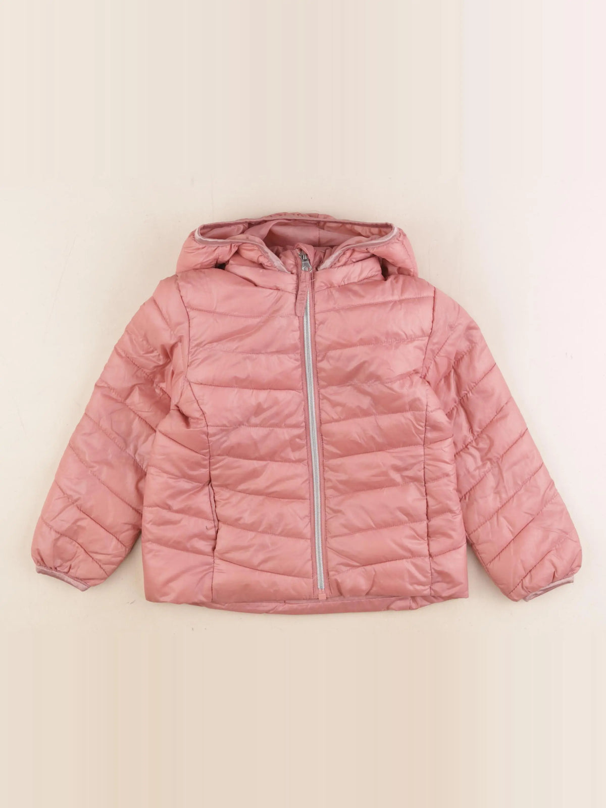 H&M - doudoune rose - 2/4 ans