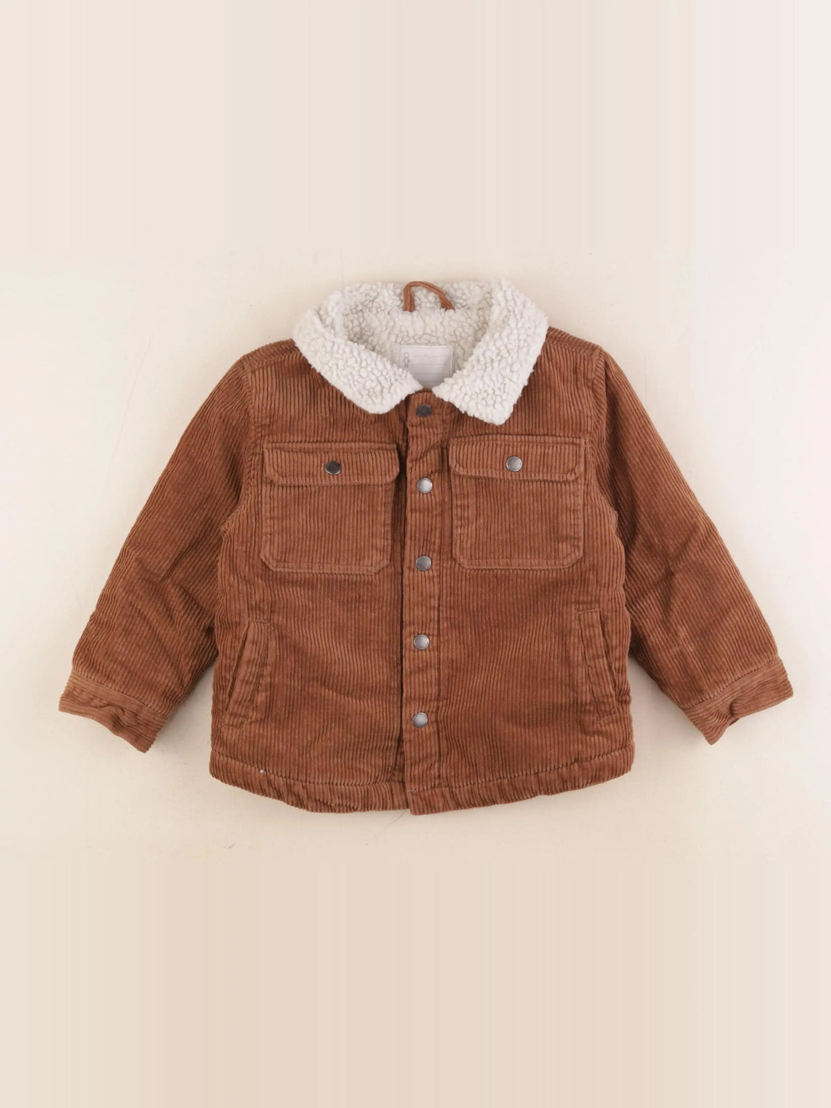Vertbaudet - veste marron - 2 ans