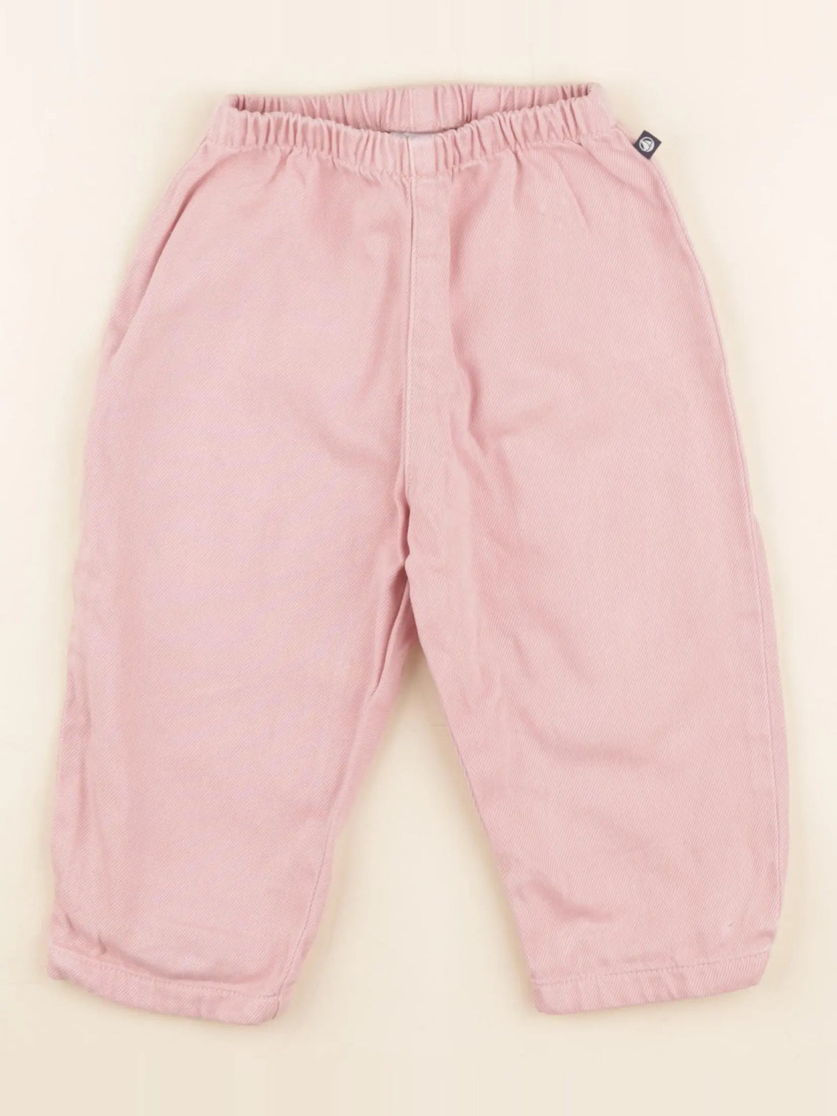 Petit Bateau - pantalon rose - 24 mois