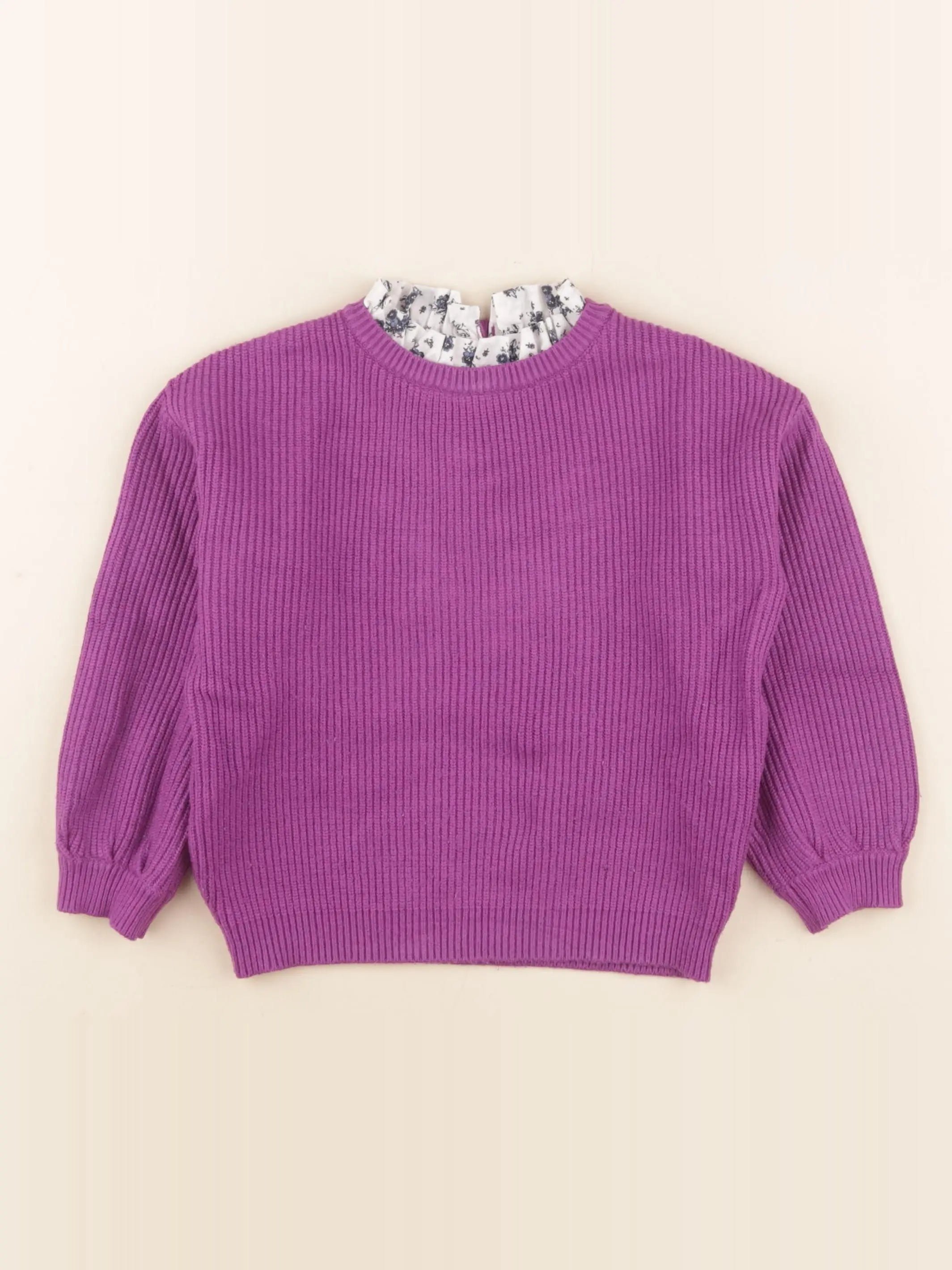Vertbaudet - pull violet - 4 ans