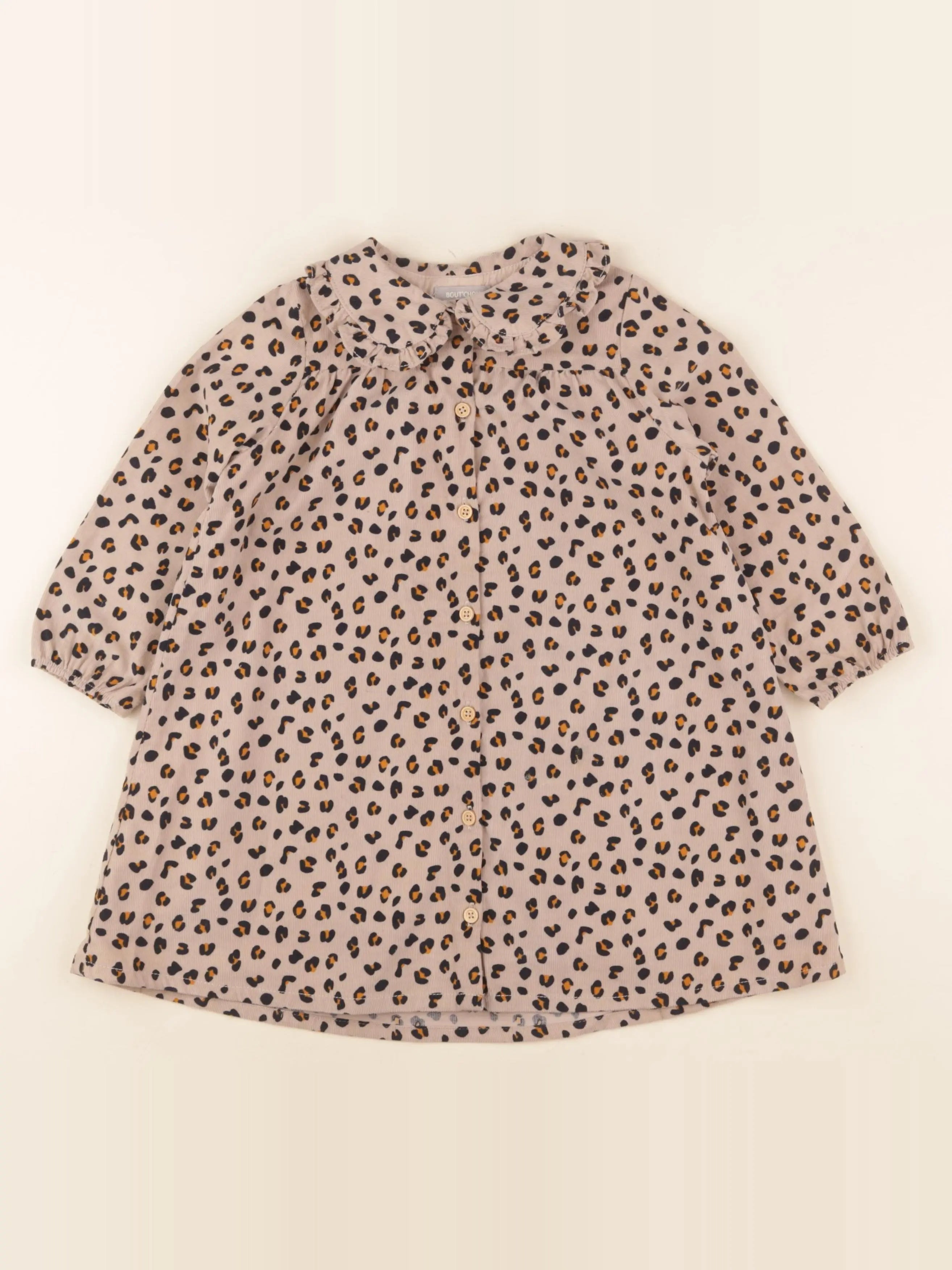 Boutchou - robe marron - 36 mois