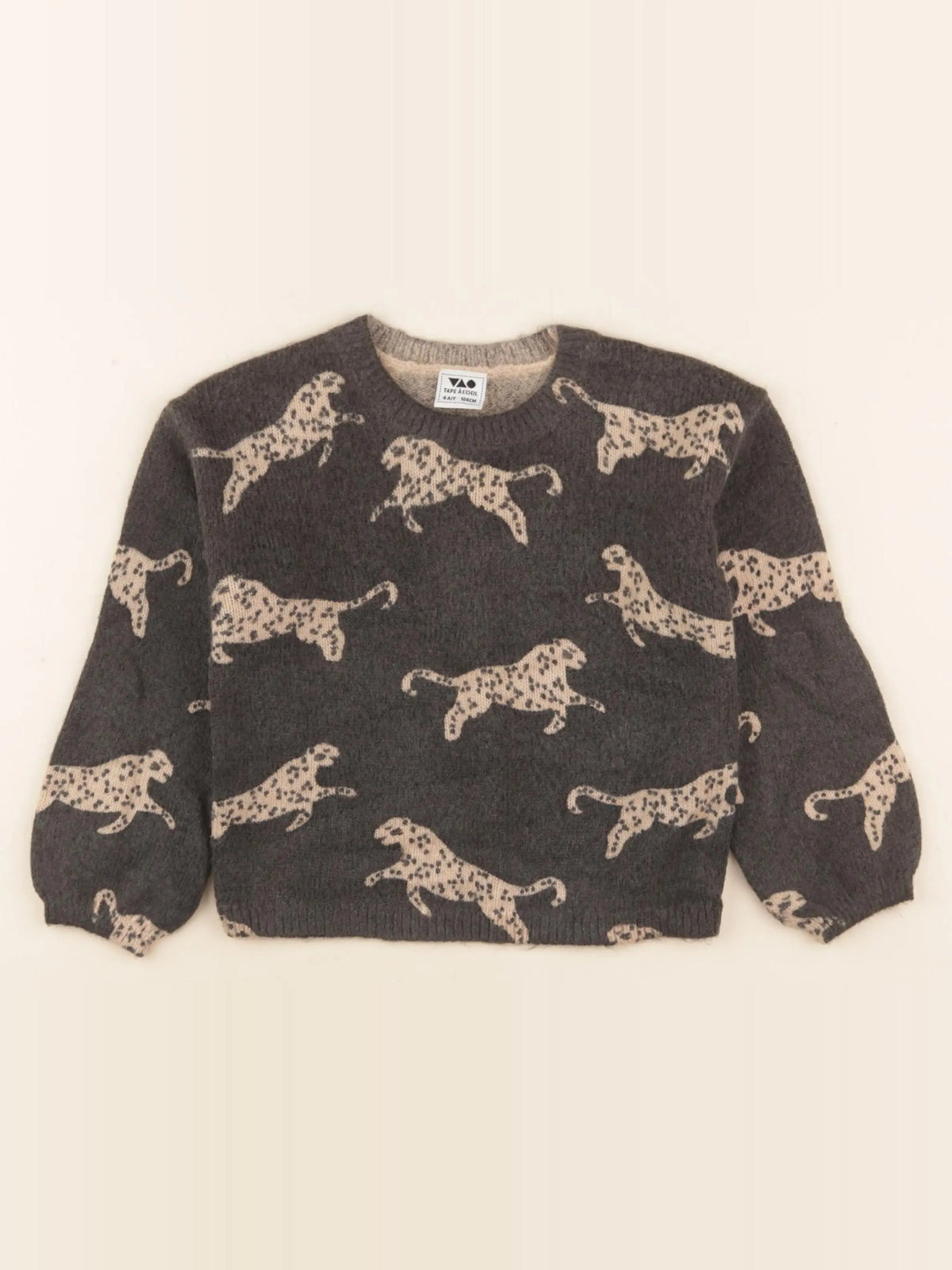 Tape à l'oeil - pull gris - 4 ans