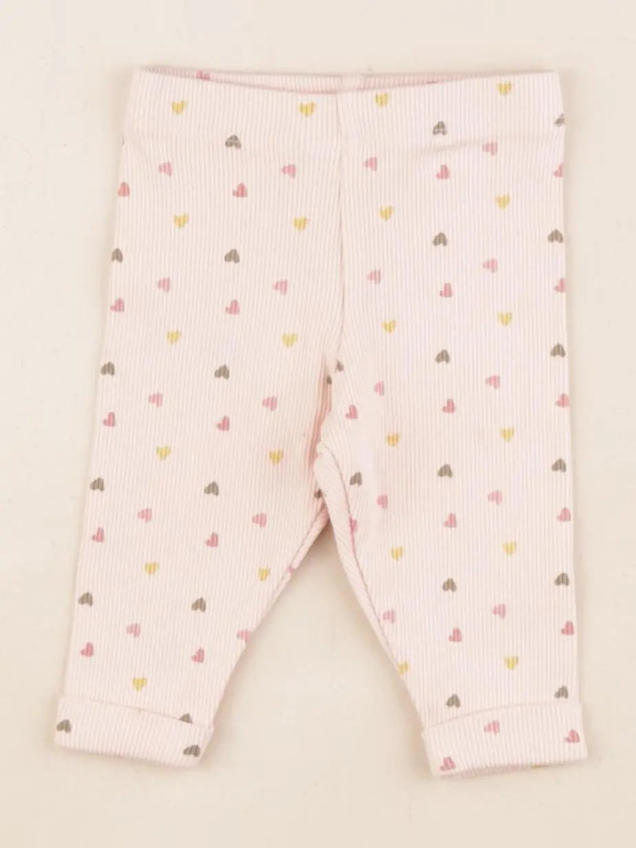 Tape à l'oeil - legging rose - 3 mois