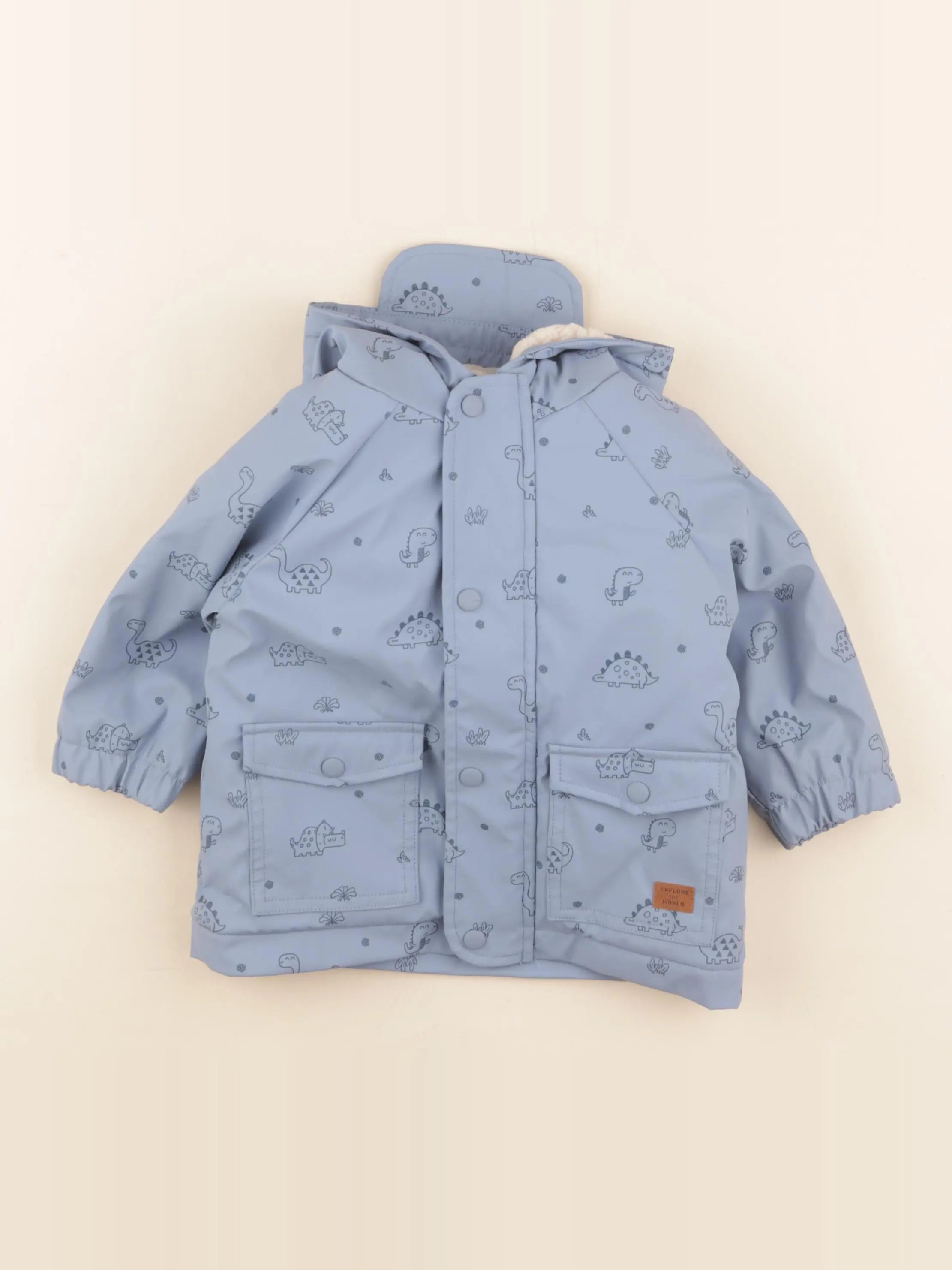 Vertbaudet - imperméable bleu - 12 mois