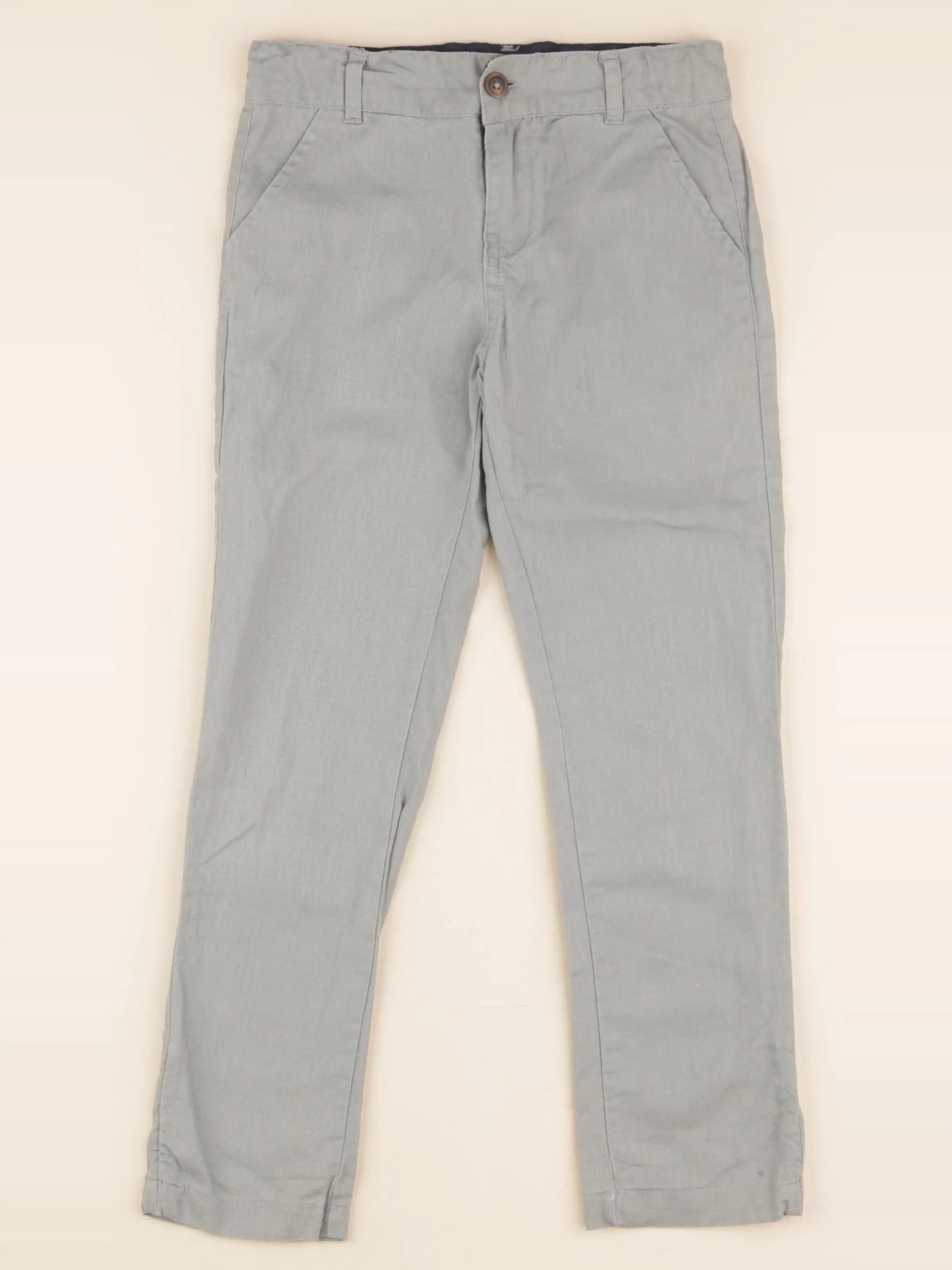 Vertbaudet - pantalon vert - 7 ans