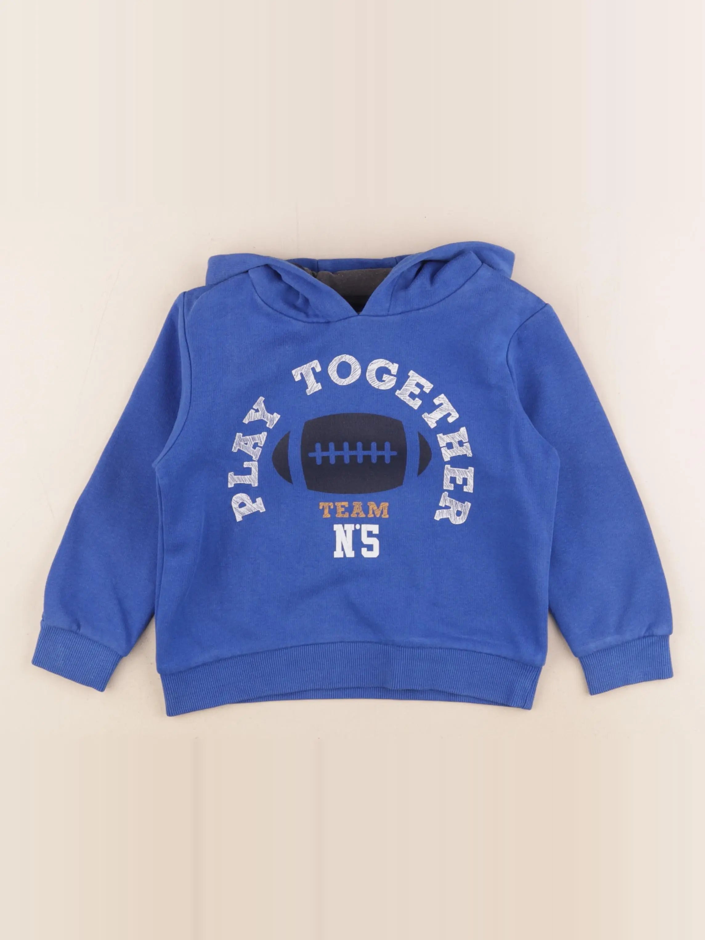 Vertbaudet - sweat bleu - 4 ans