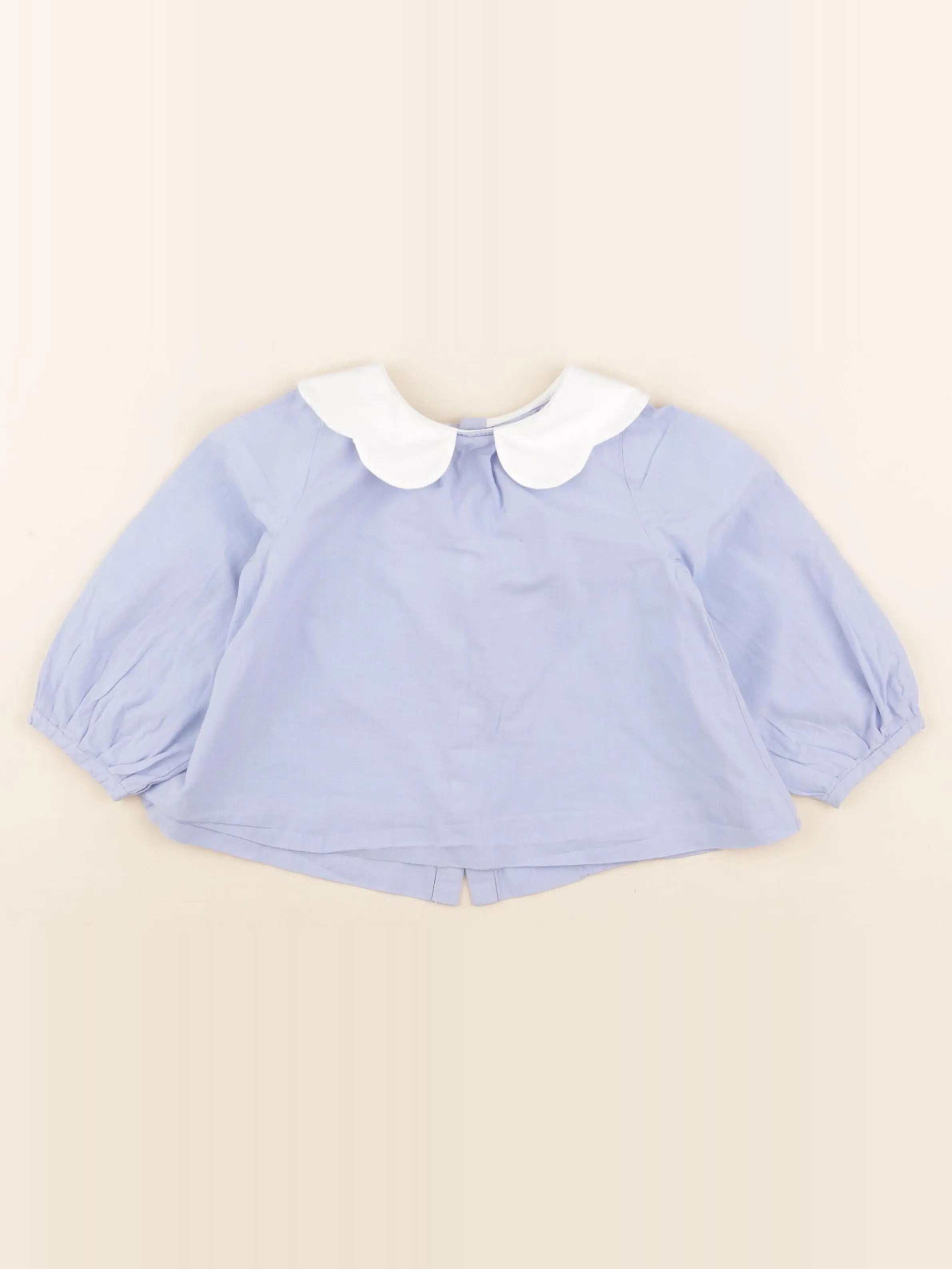 Jacadi - blouse bleu - 24 mois
