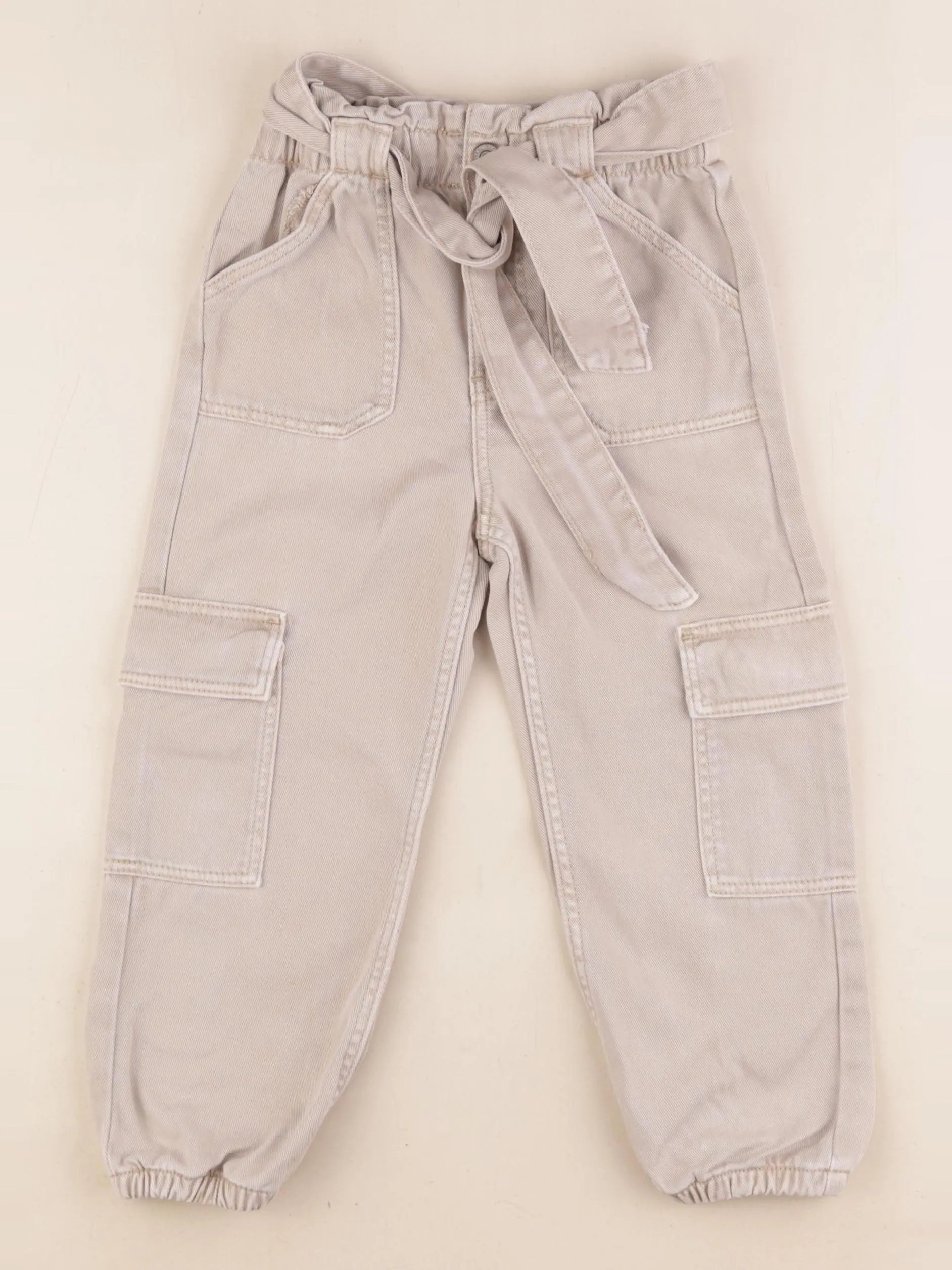 Vertbaudet - pantalon beige - 4 ans