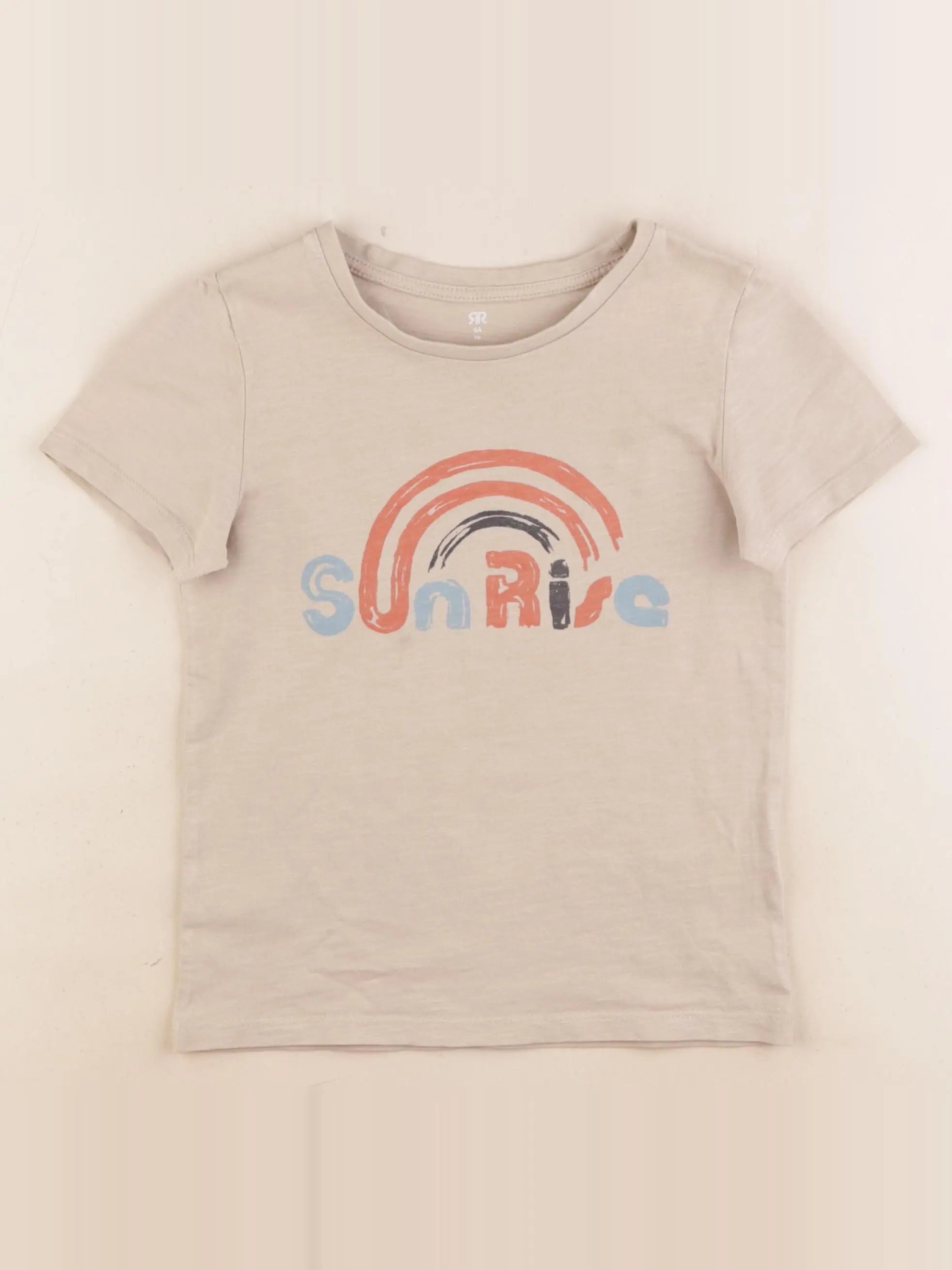 La Redoute - tee-shirt beige - 6 ans