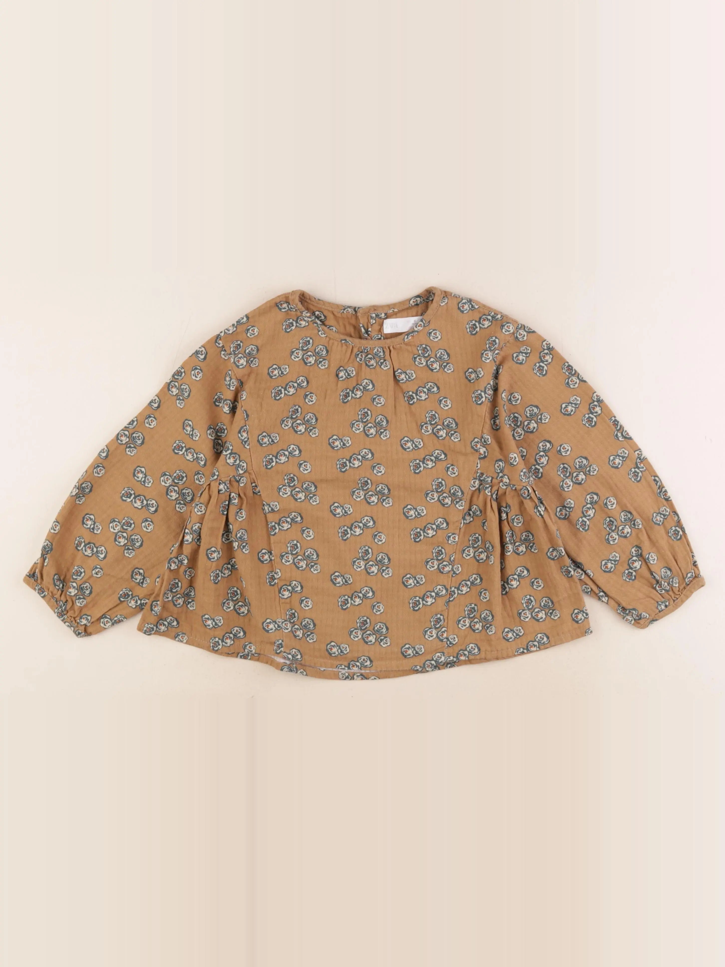 Zara - blouse marron - 6 ans