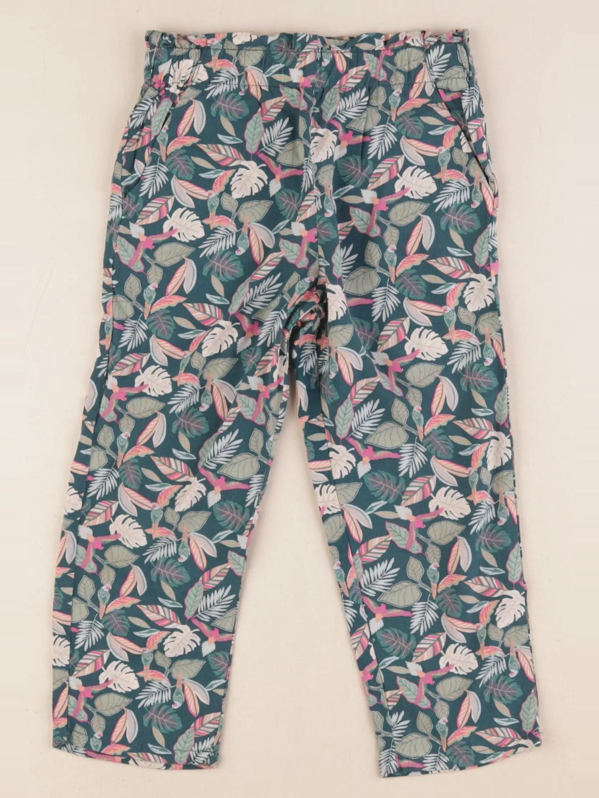 Vertbaudet - pantalon vert - 4 ans