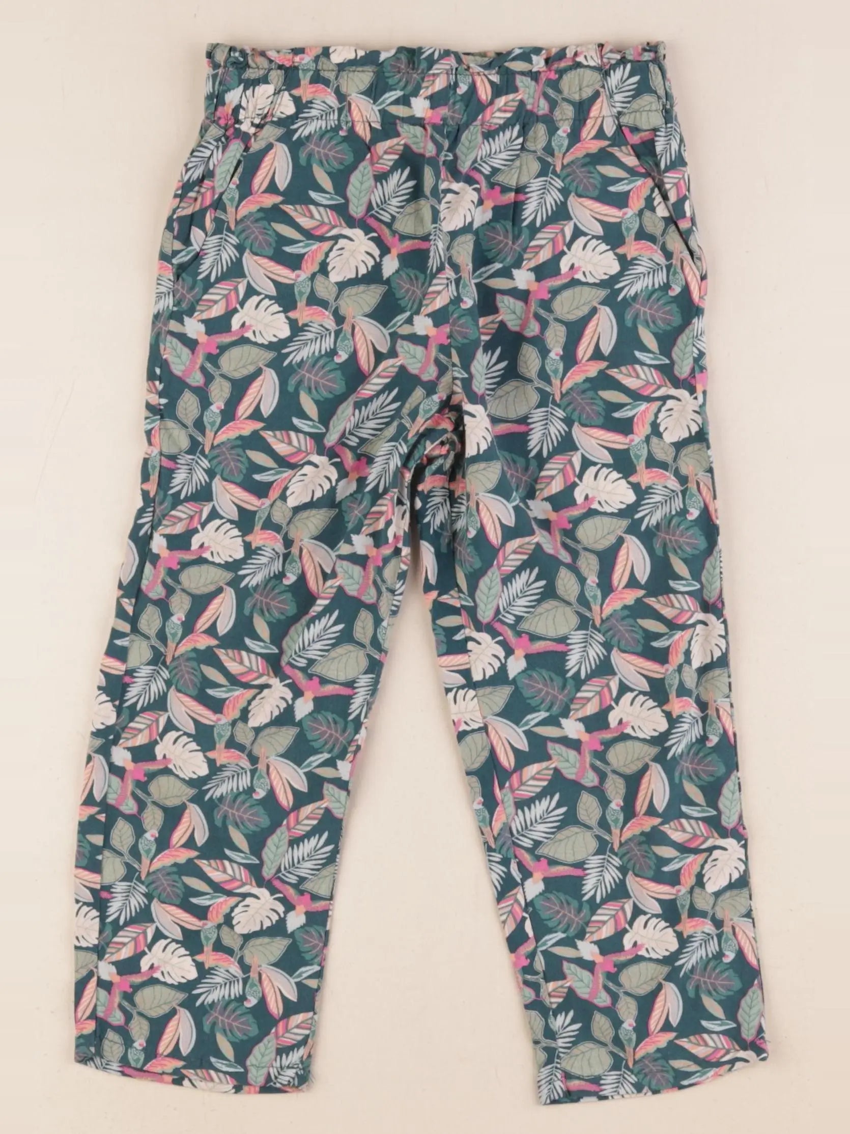 Vertbaudet - pantalon vert - 4 ans