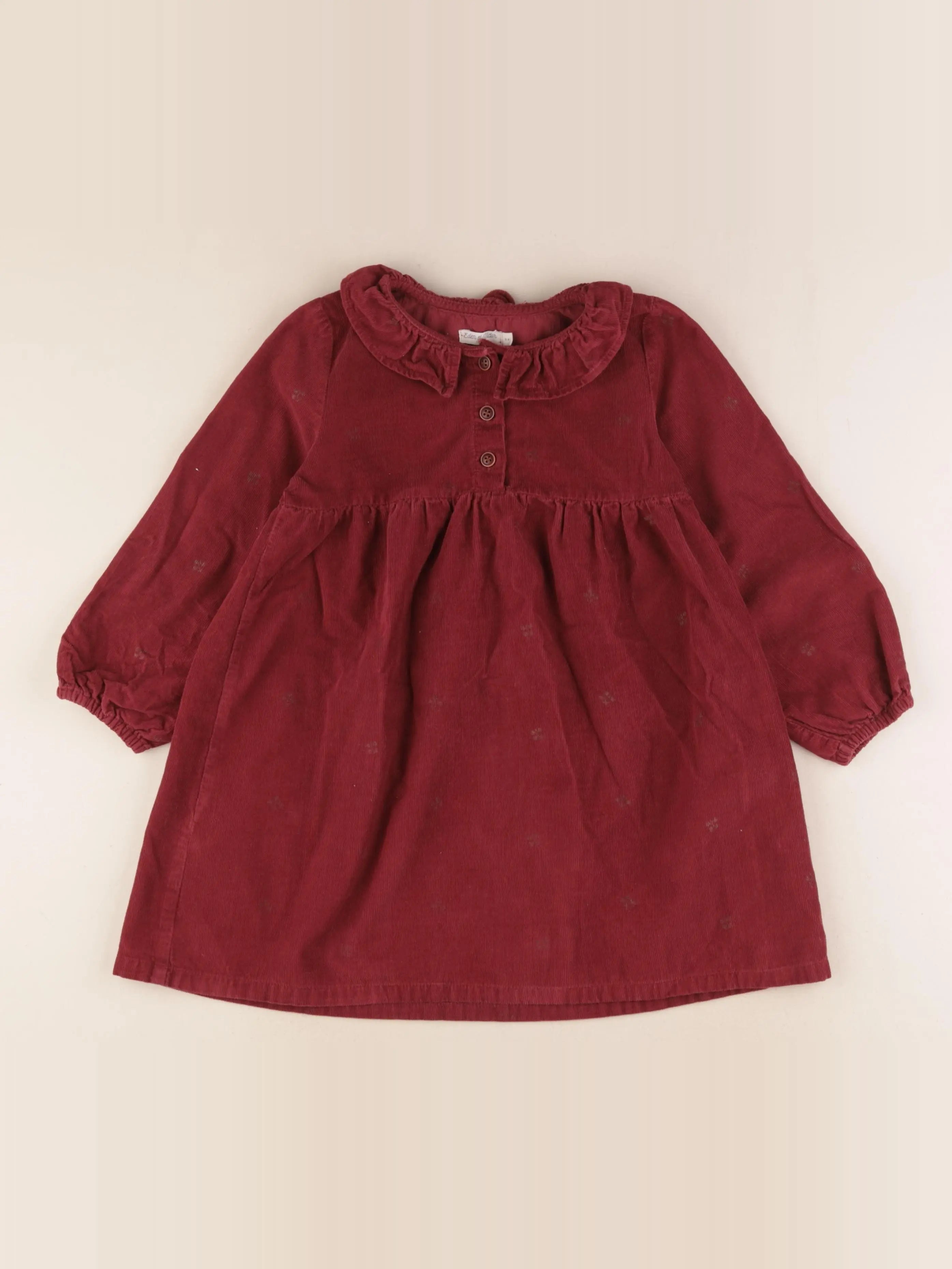 Eden & Victor - robe rouge - 6 ans