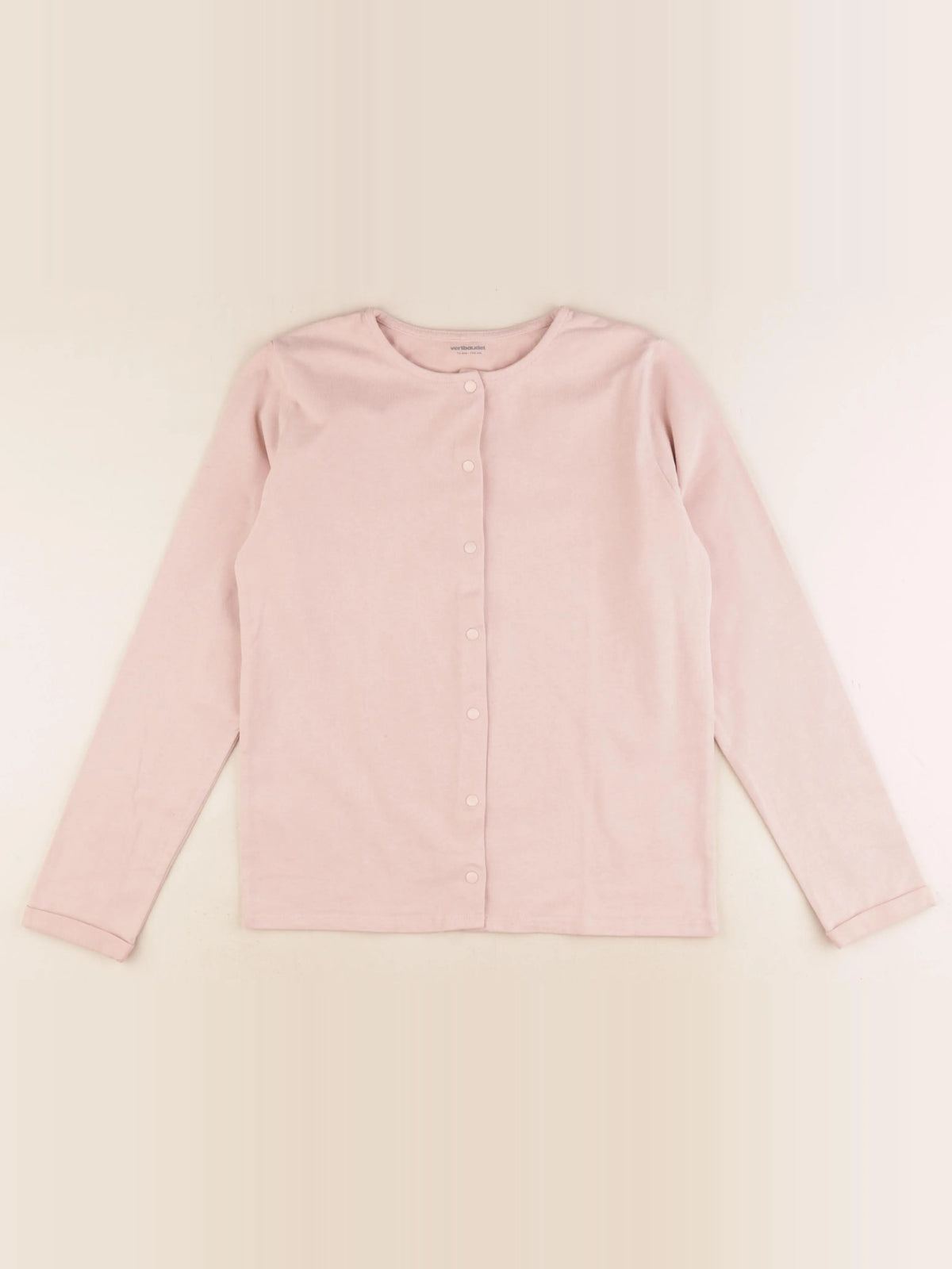 Vertbaudet - gilet rose - 12 ans