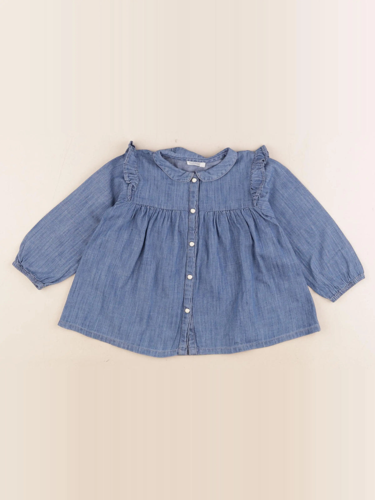 Boutchou - blouse bleu - 24 mois