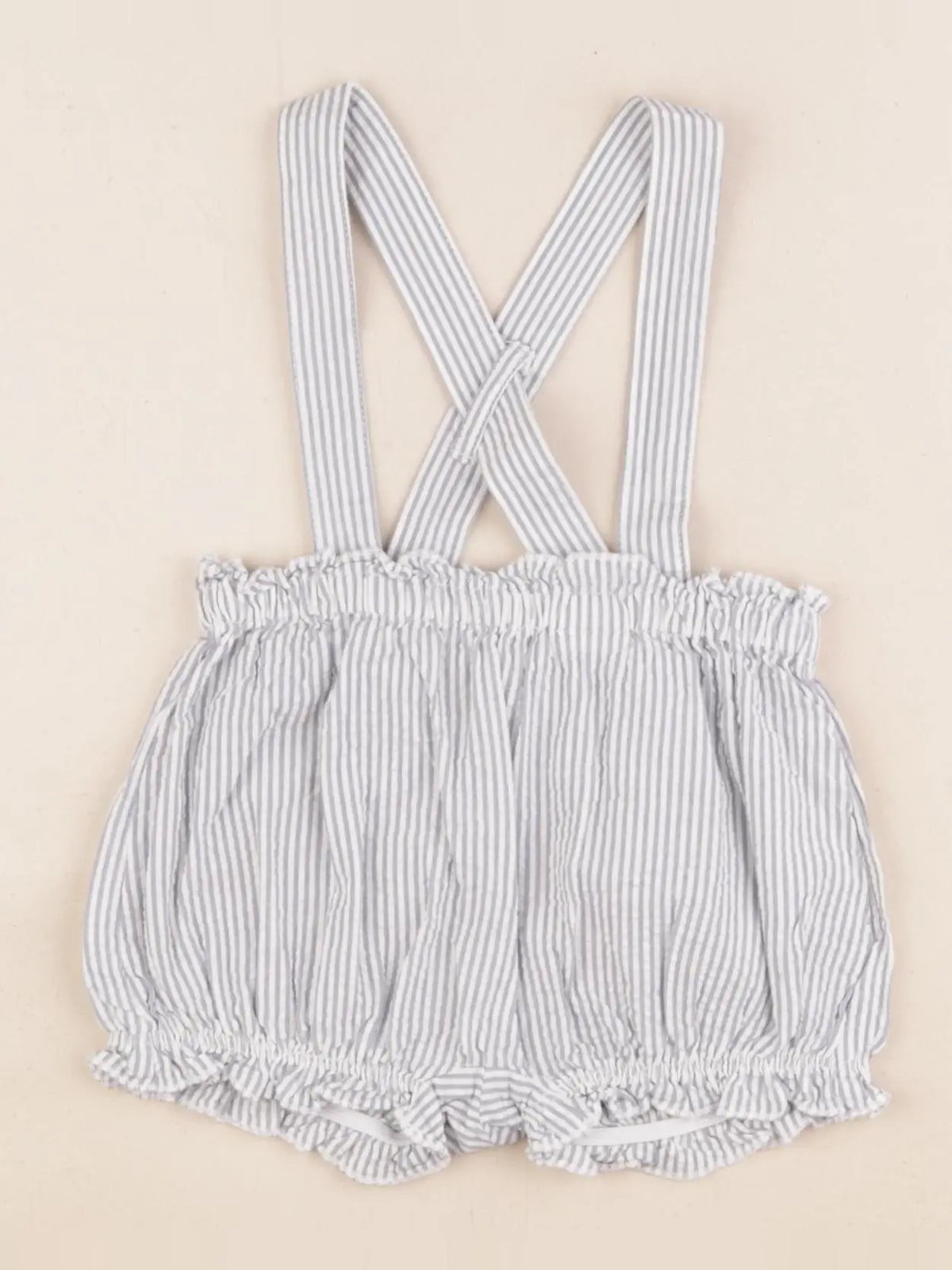 La Redoute - bloomer blanc, bleu - 12 mois
