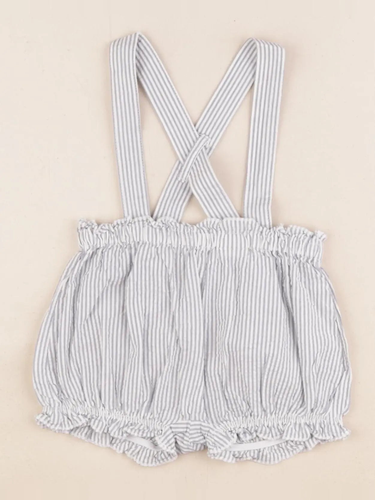 La Redoute - bloomer blanc, bleu - 12 mois