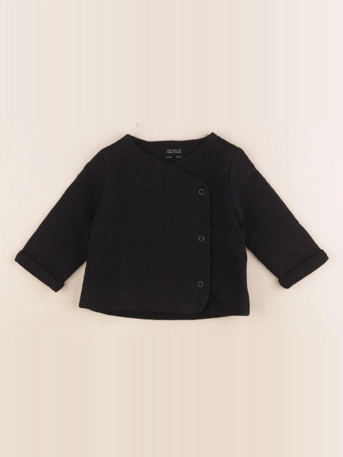 Natalys - sweat noir - 6 mois