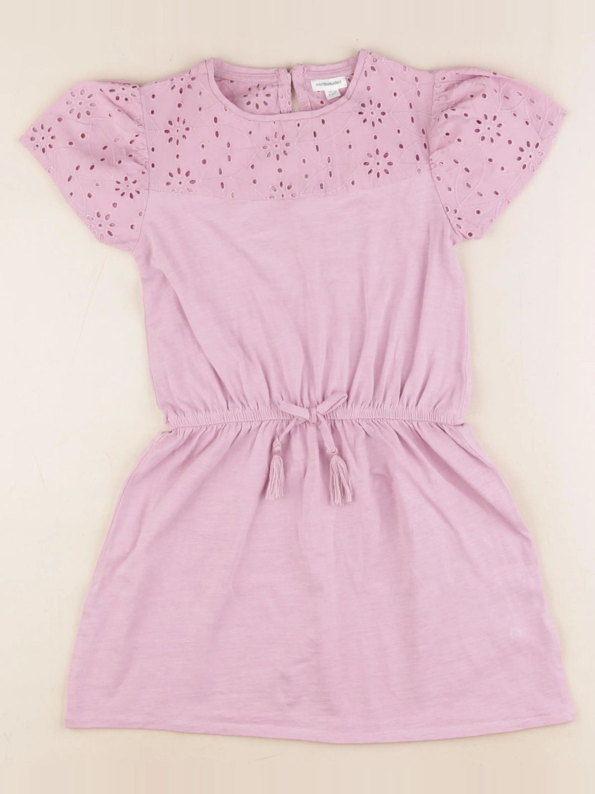 Vertbaudet - robe rose - 8 ans