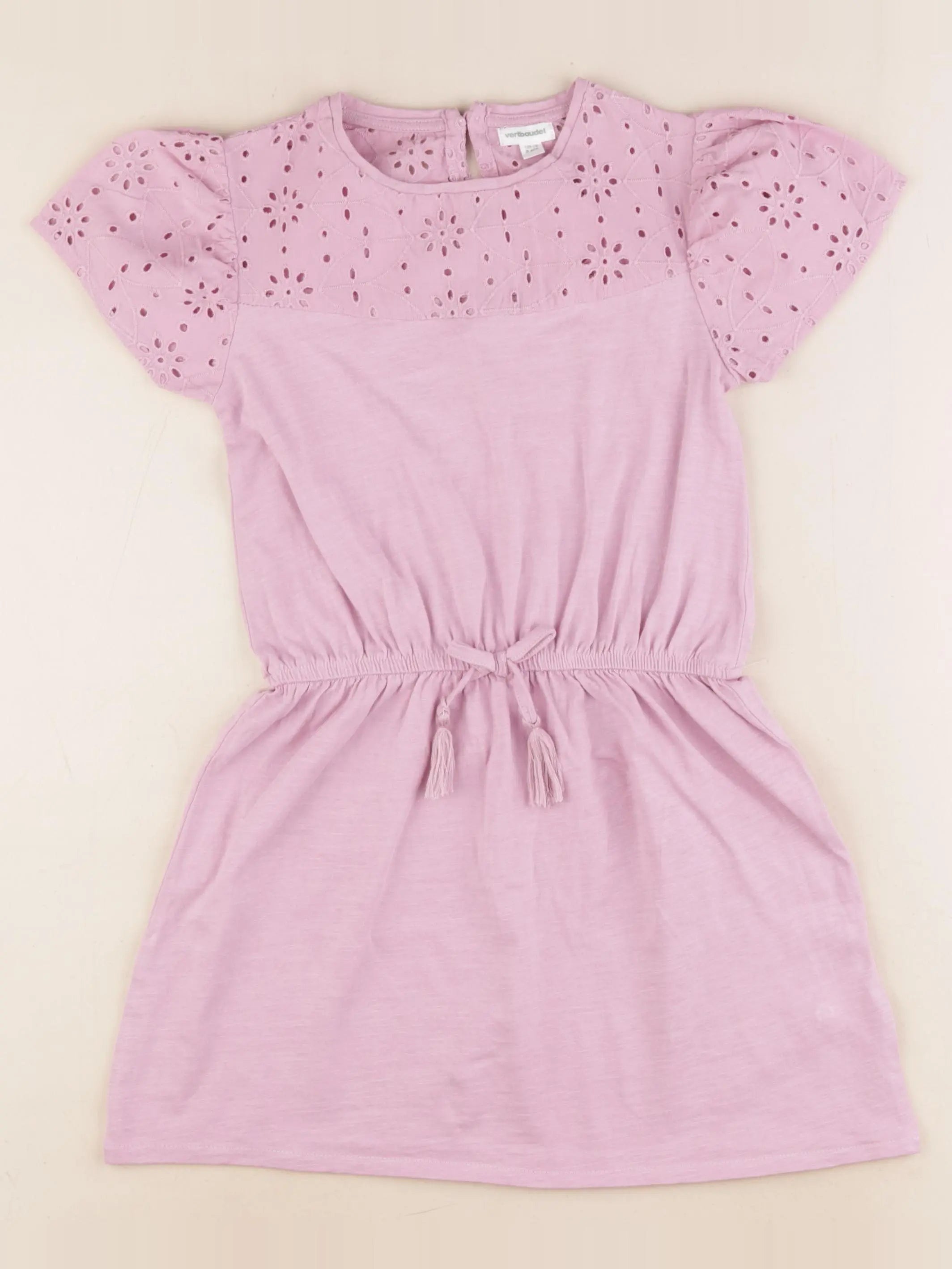 Vertbaudet - robe rose - 8 ans