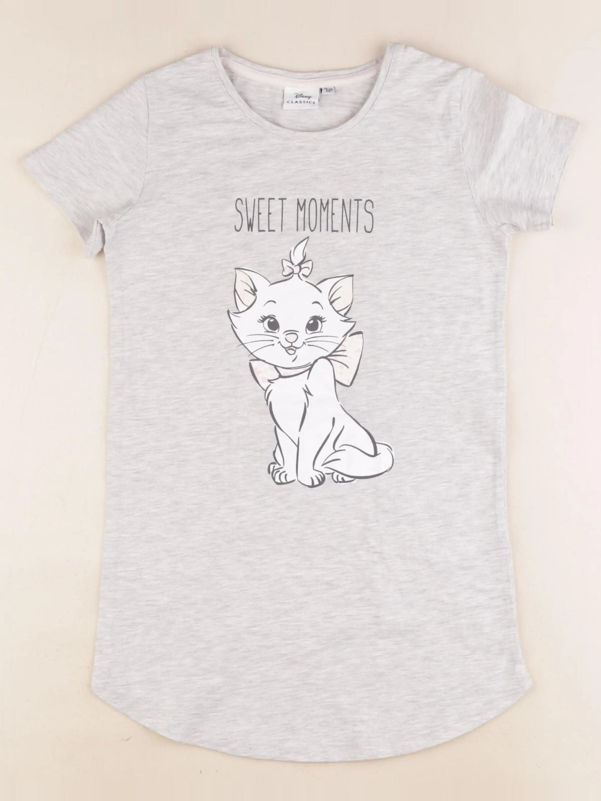 Vertbaudet - chemise de nuit coton gris - 6 ans
