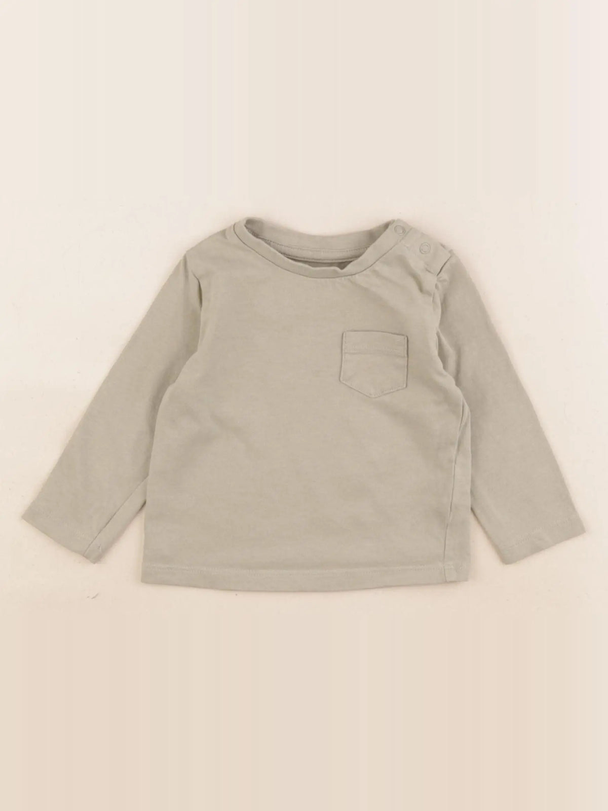 Vertbaudet - tee-shirt vert - 6 mois