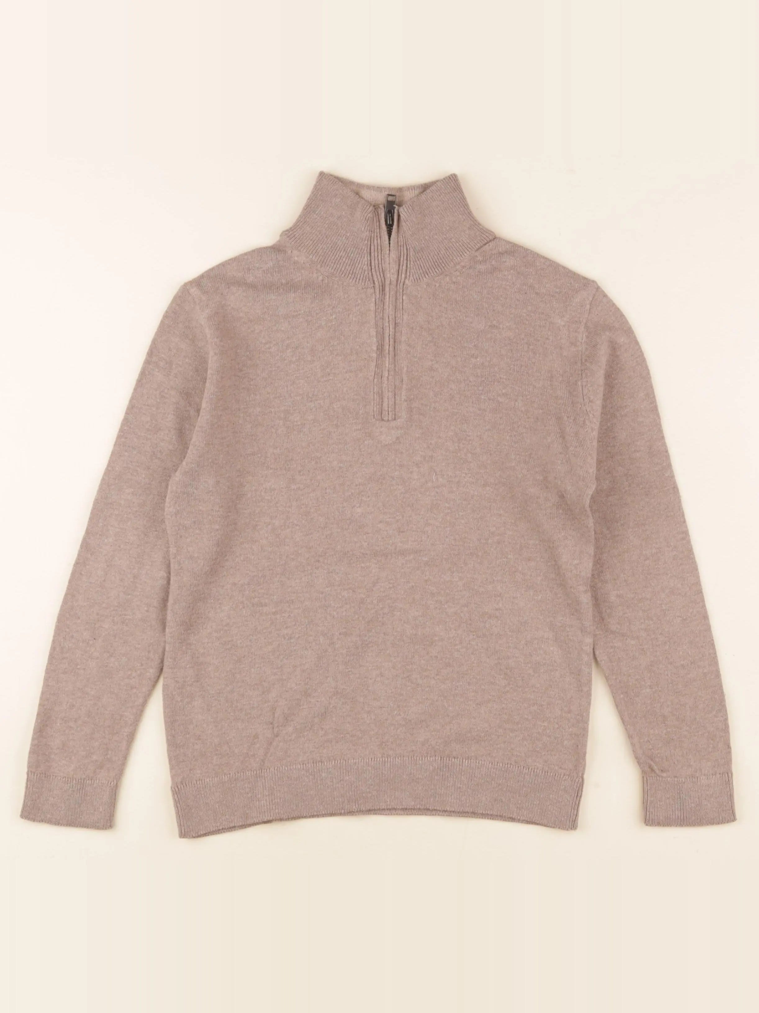 Mango - pull marron - 7/8 ans