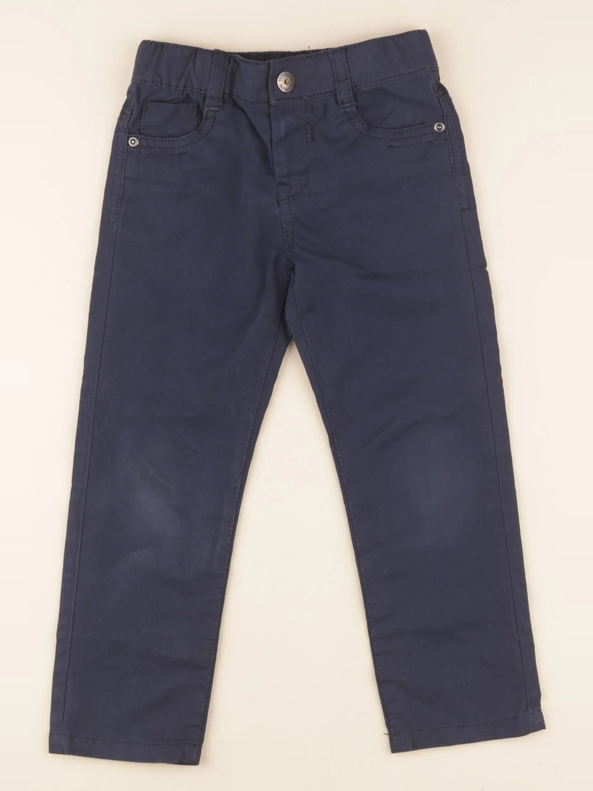 Vertbaudet - pantalon bleu - 4 ans