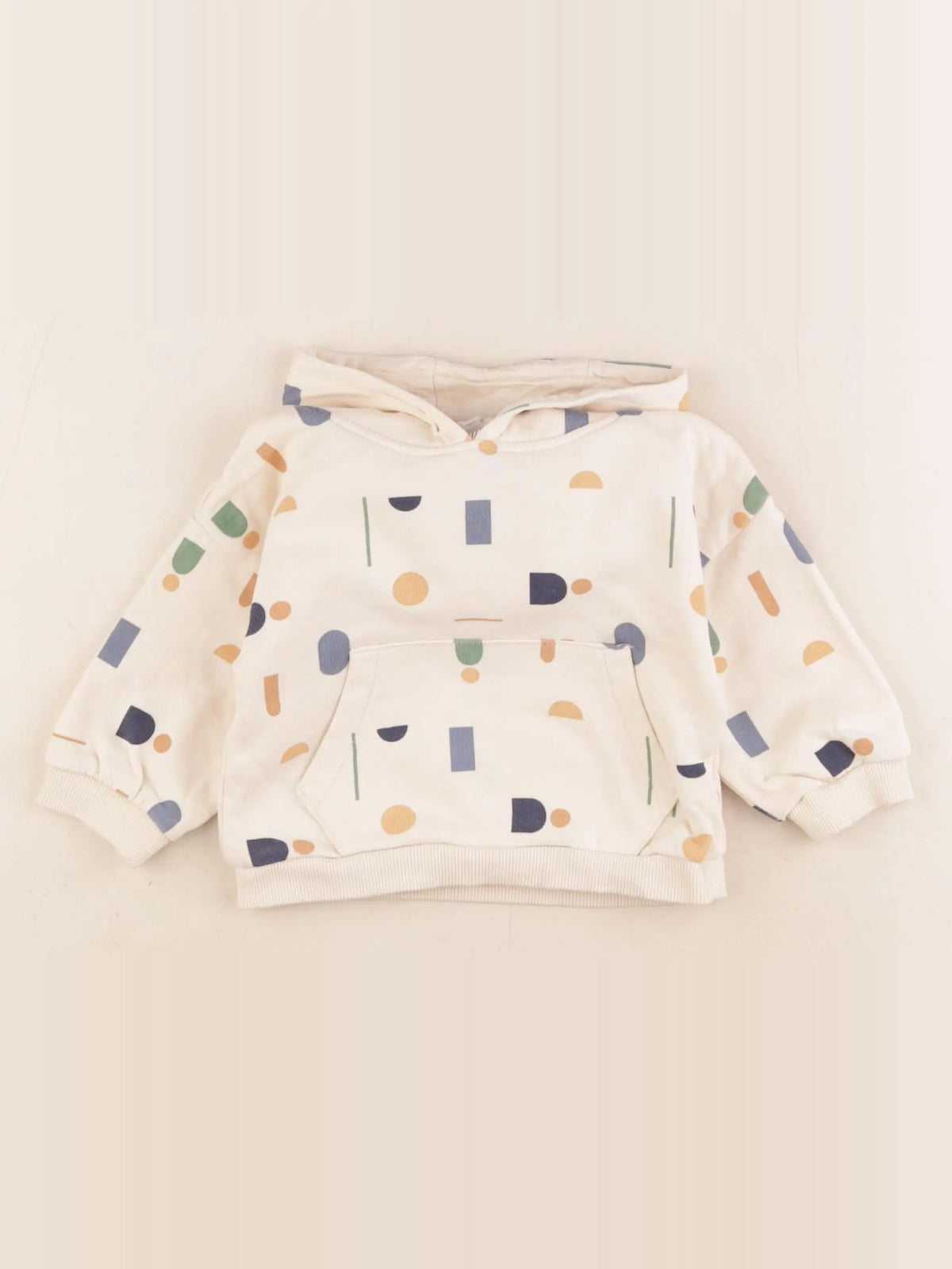 Vertbaudet - sweat beige - 9 mois