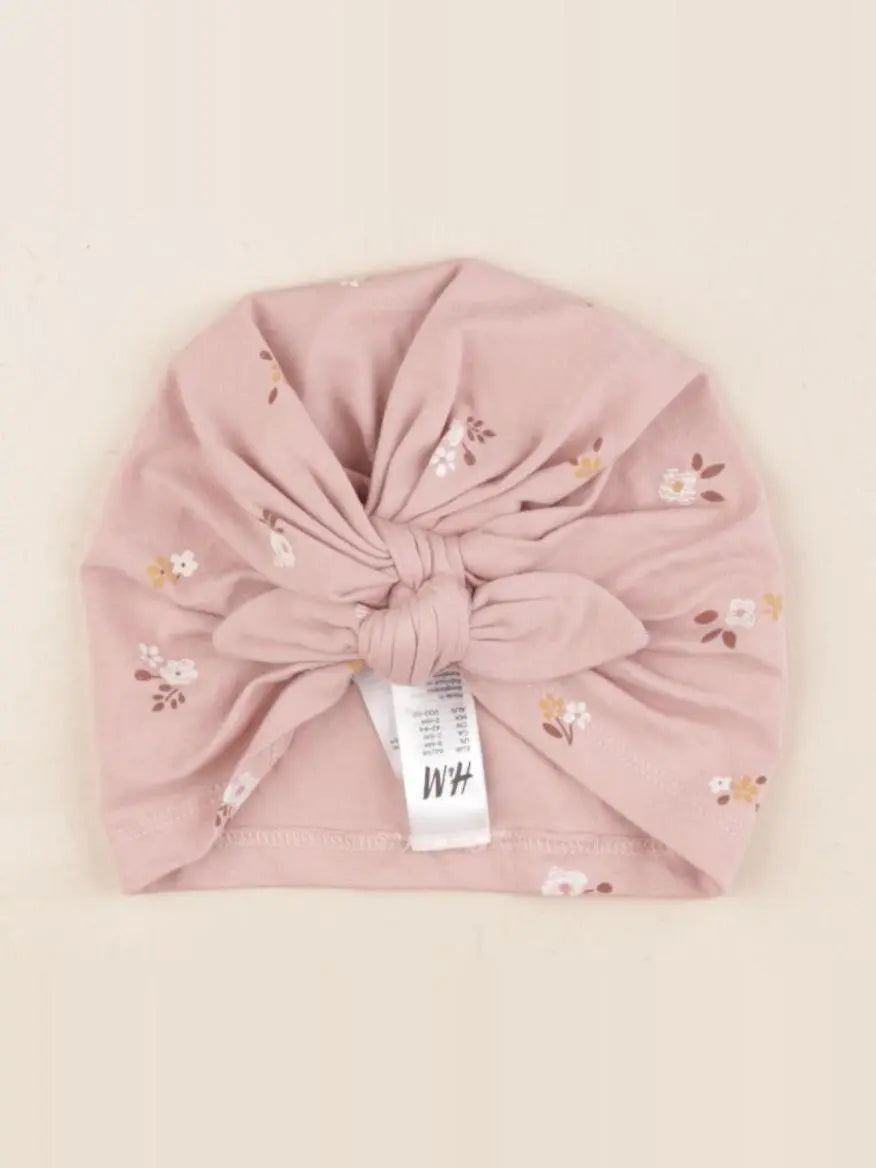 H&M - bonnet de naissance rose - 3/6 mois