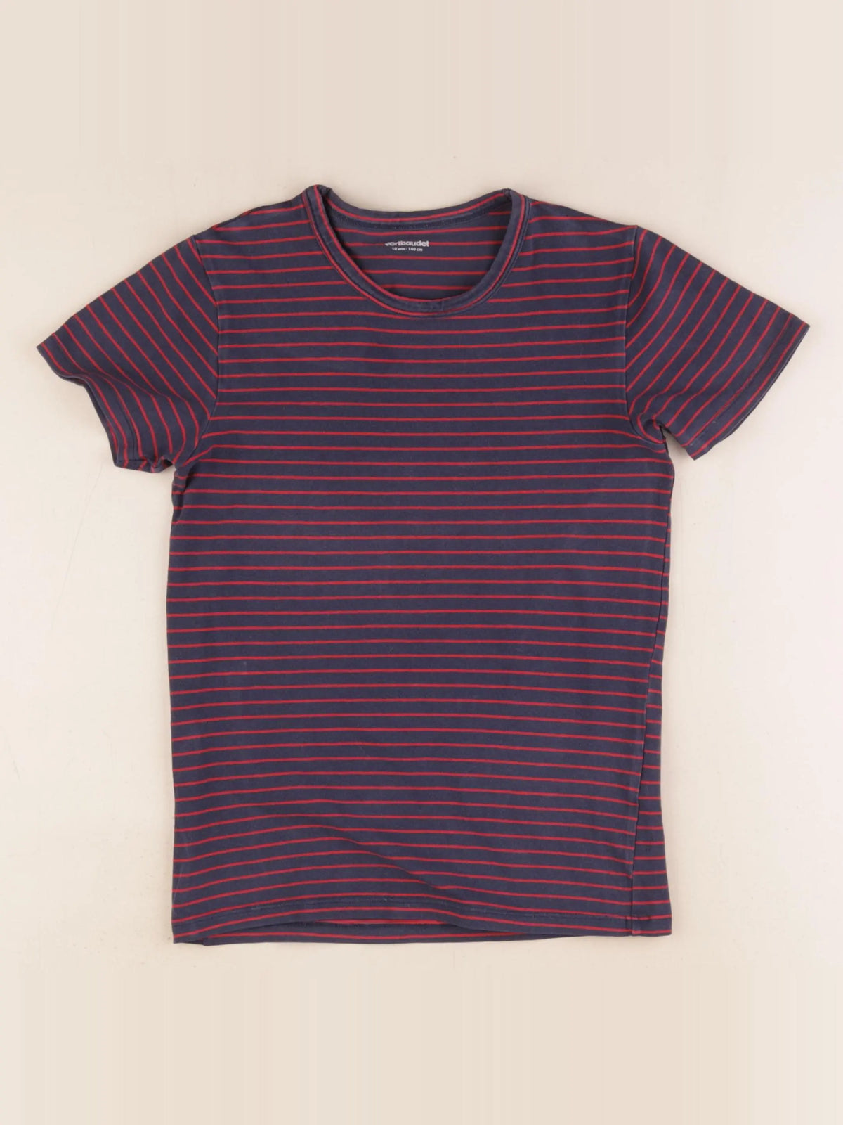 Vertbaudet - tee-shirt bleu - 10 ans