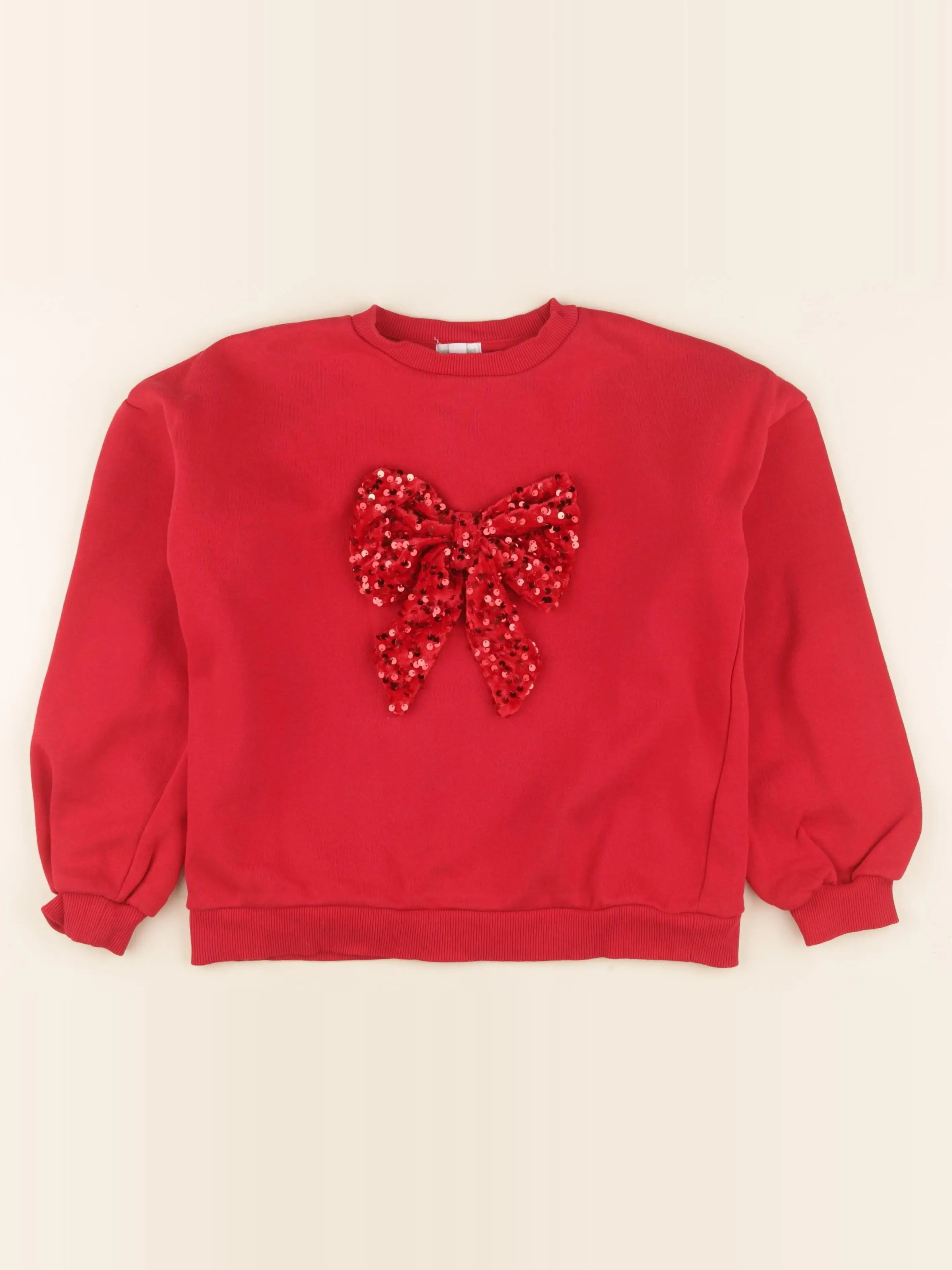Vertbaudet - sweat rouge - 12 ans